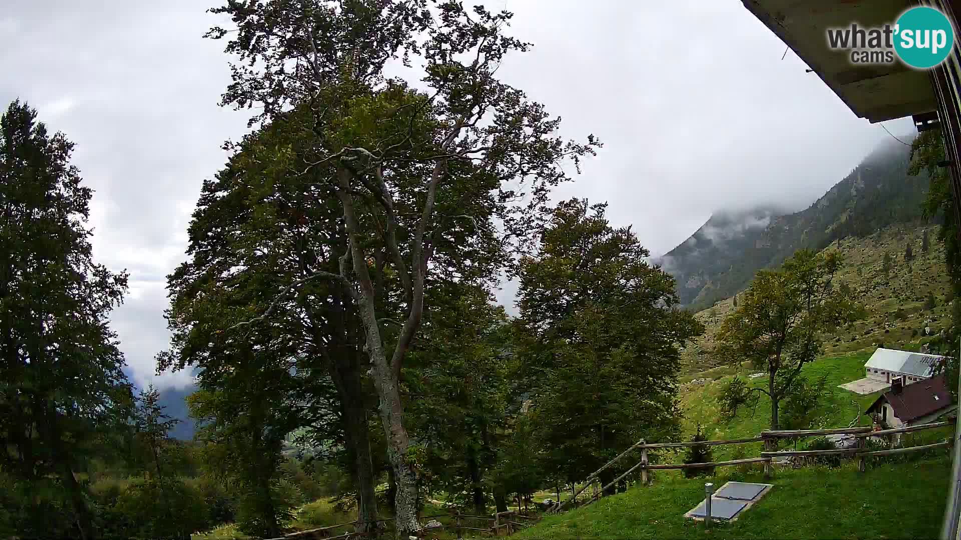 Planina Razor Bergütte Webcam (1315) | Blick auf Tolminski Migovec
