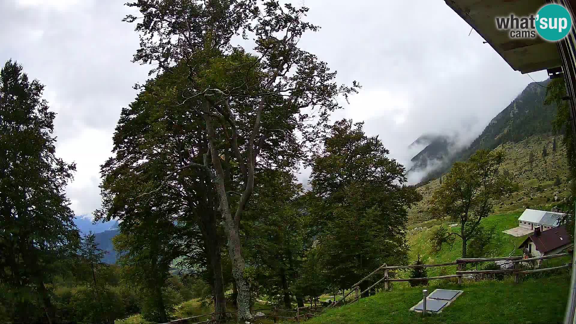 Planina Razor Bergütte Webcam (1315) | Blick auf Tolminski Migovec