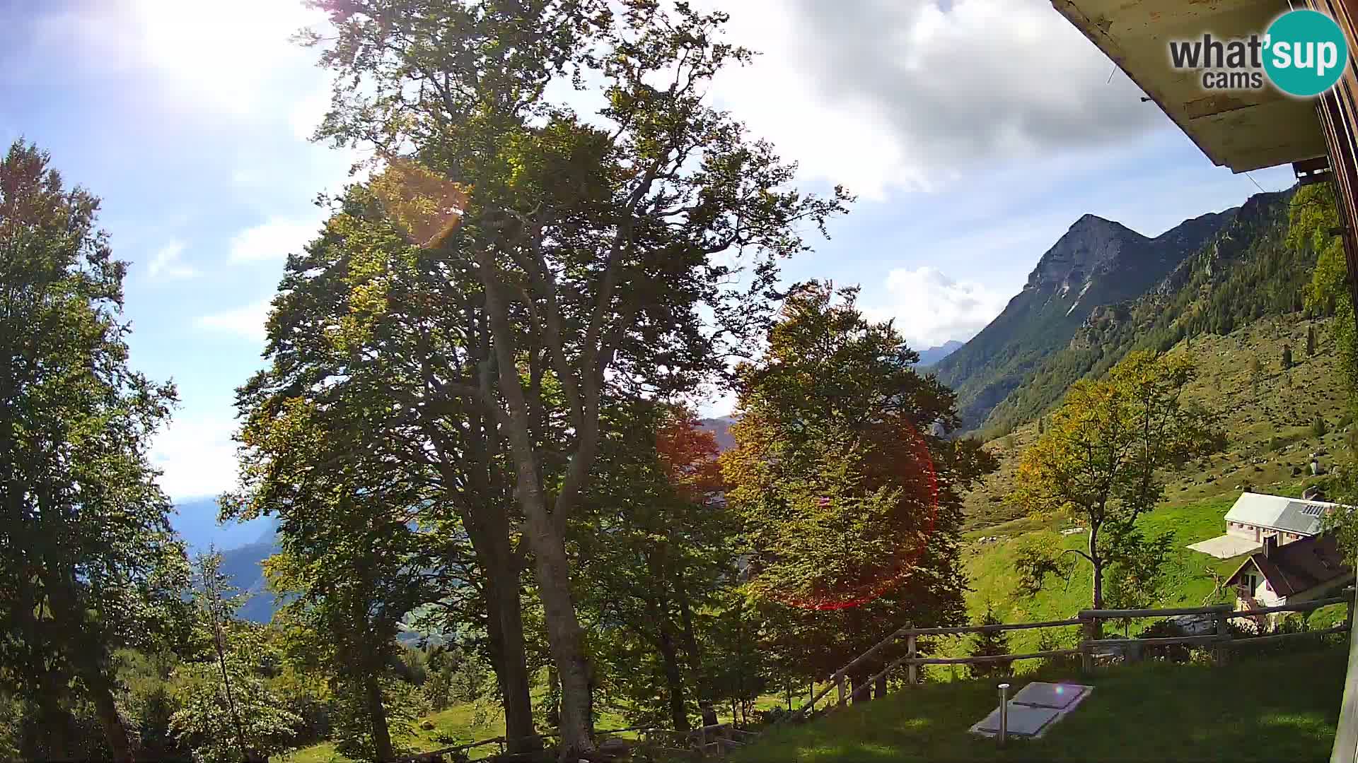 Planina Razor Bergütte Webcam (1315) | Blick auf Tolminski Migovec