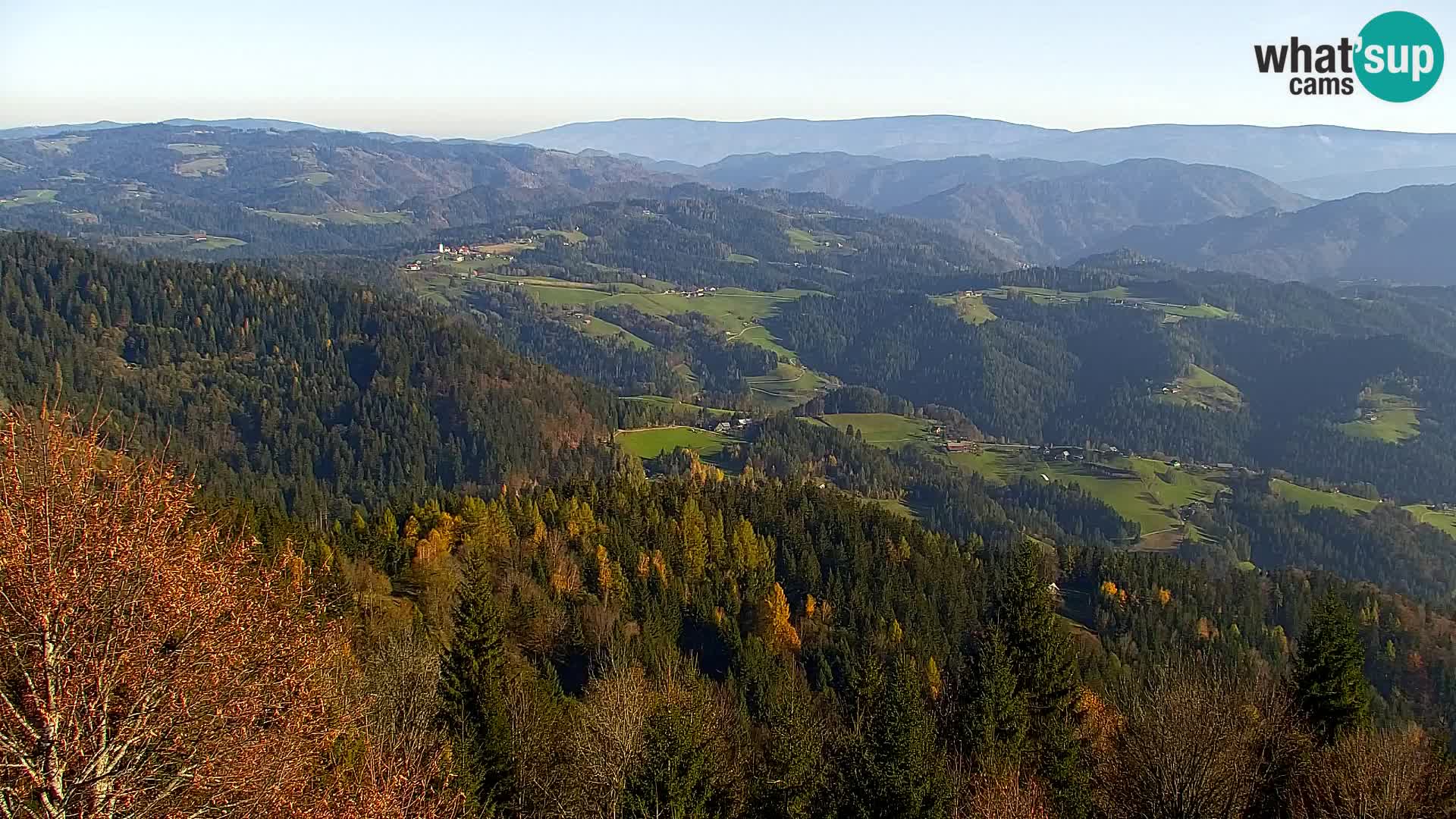 Webcam Kapunar | Monte Kapuna hacia Austria y Pohorje