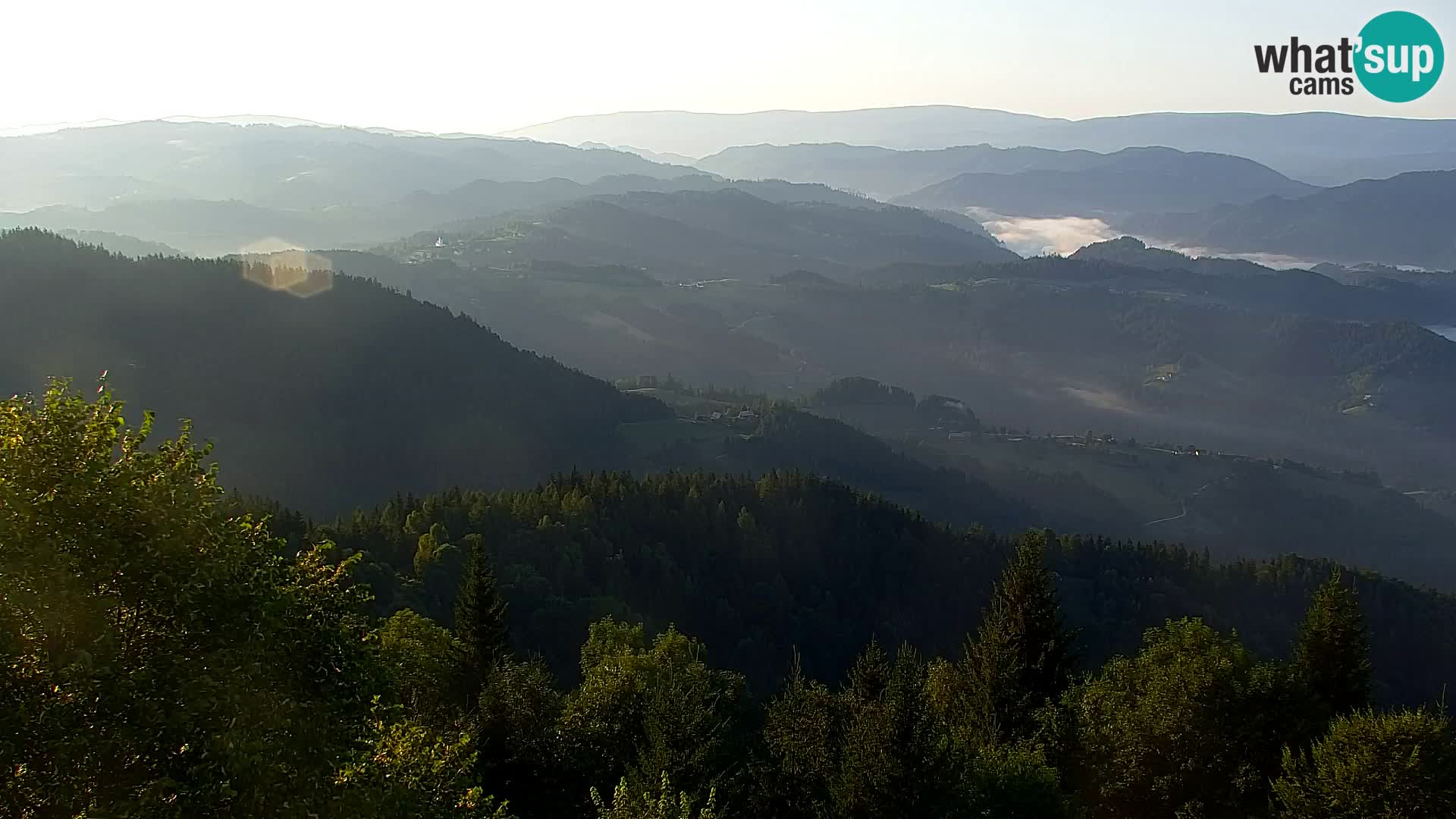 Webcam Kapunar | Monte Kapuna hacia Austria y Pohorje