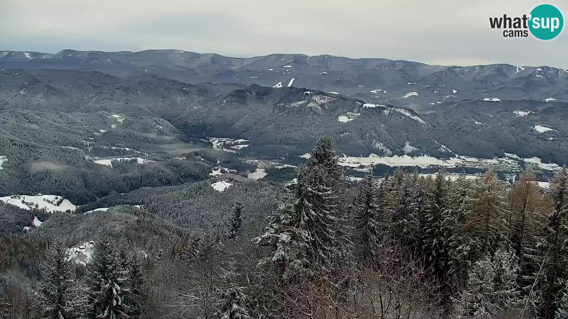 Webcam Kapunar | Monte Kapuna hacia Austria y Pohorje