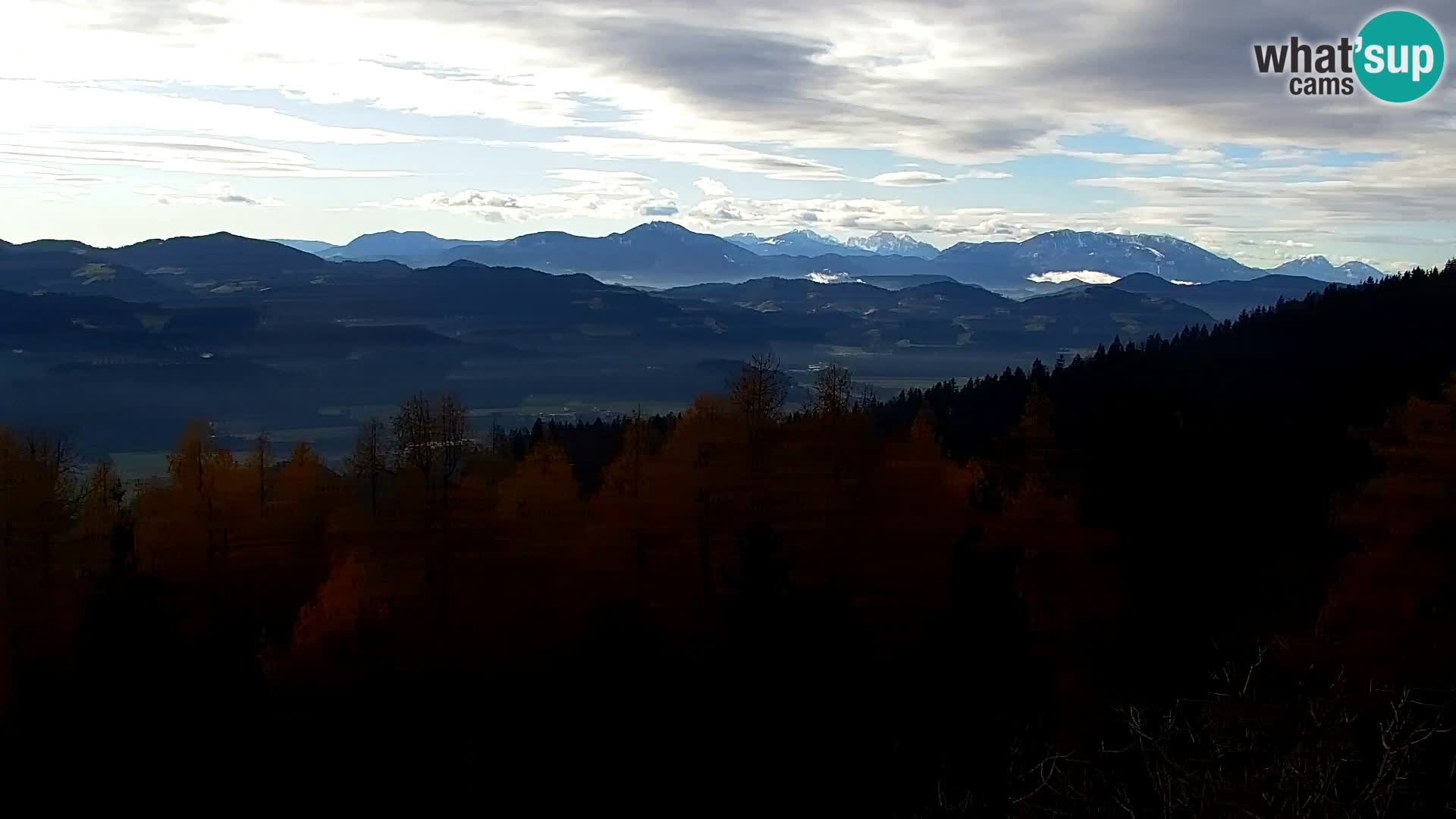 Webcam Kapunar | Monte Kapuna hacia Austria y Pohorje