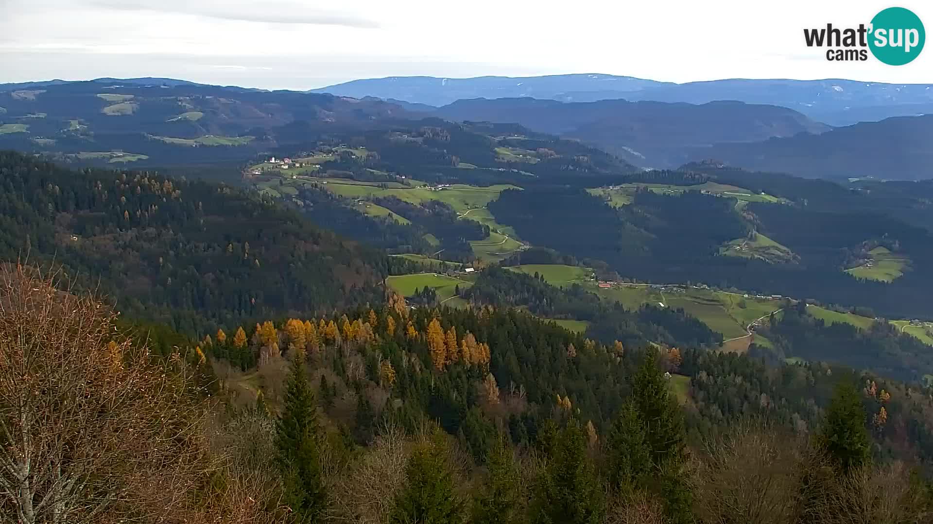 Webcam Kapunar | Monte Kapuna hacia Austria y Pohorje