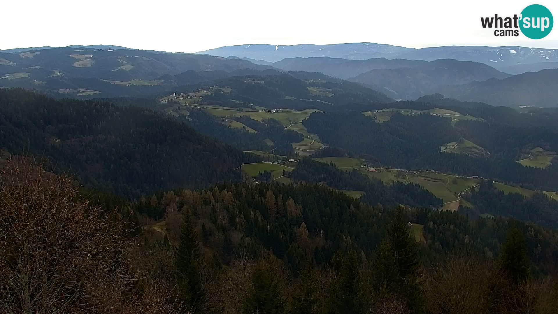 Webcam Kapunar | Monte Kapuna hacia Austria y Pohorje