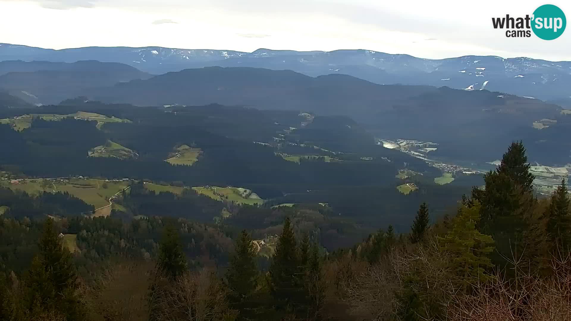 Webcam Kapunar | Monte Kapuna hacia Austria y Pohorje