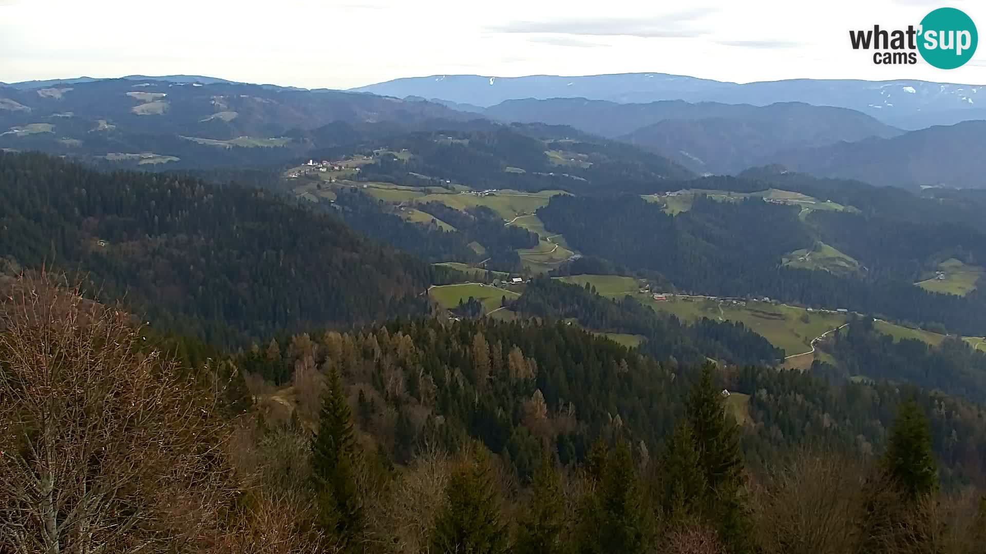 Webcam Kapunar | Monte Kapuna hacia Austria y Pohorje