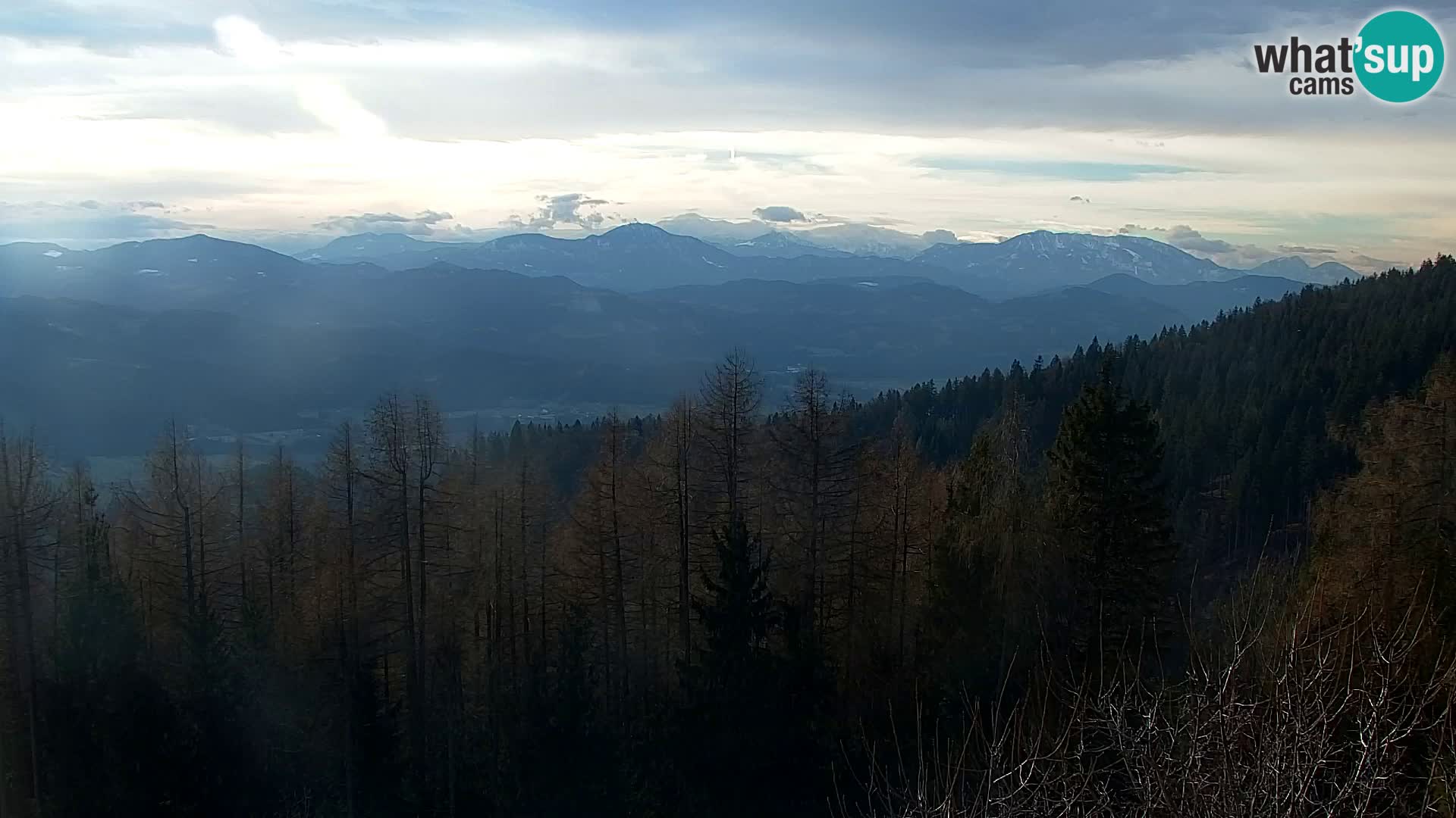 Webcam Kapunar | Monte Kapuna hacia Austria y Pohorje