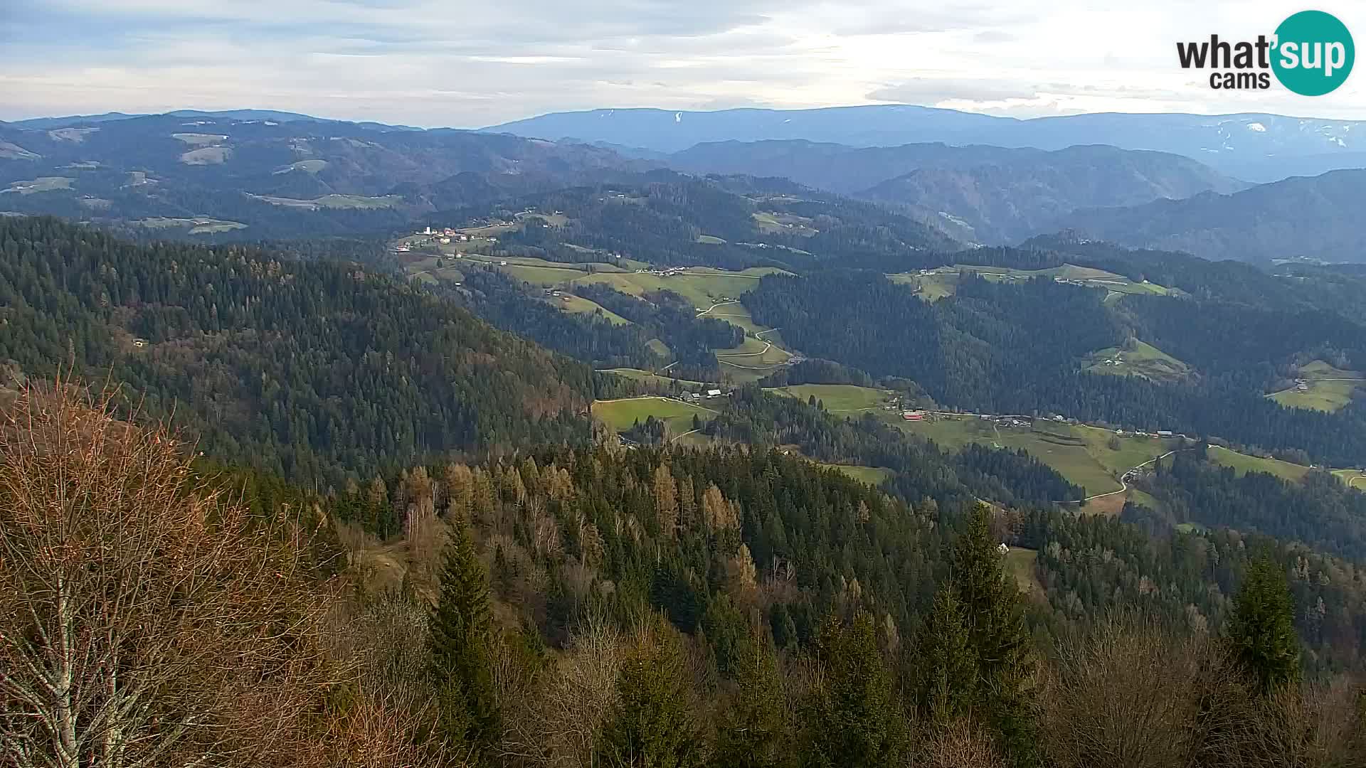 Webcam Kapunar | Monte Kapuna hacia Austria y Pohorje