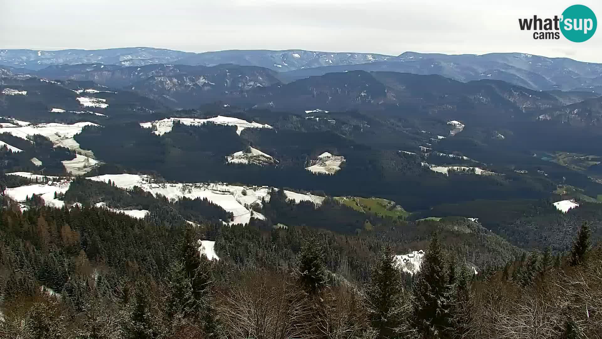 Webcam Kapunar | Monte Kapuna hacia Austria y Pohorje