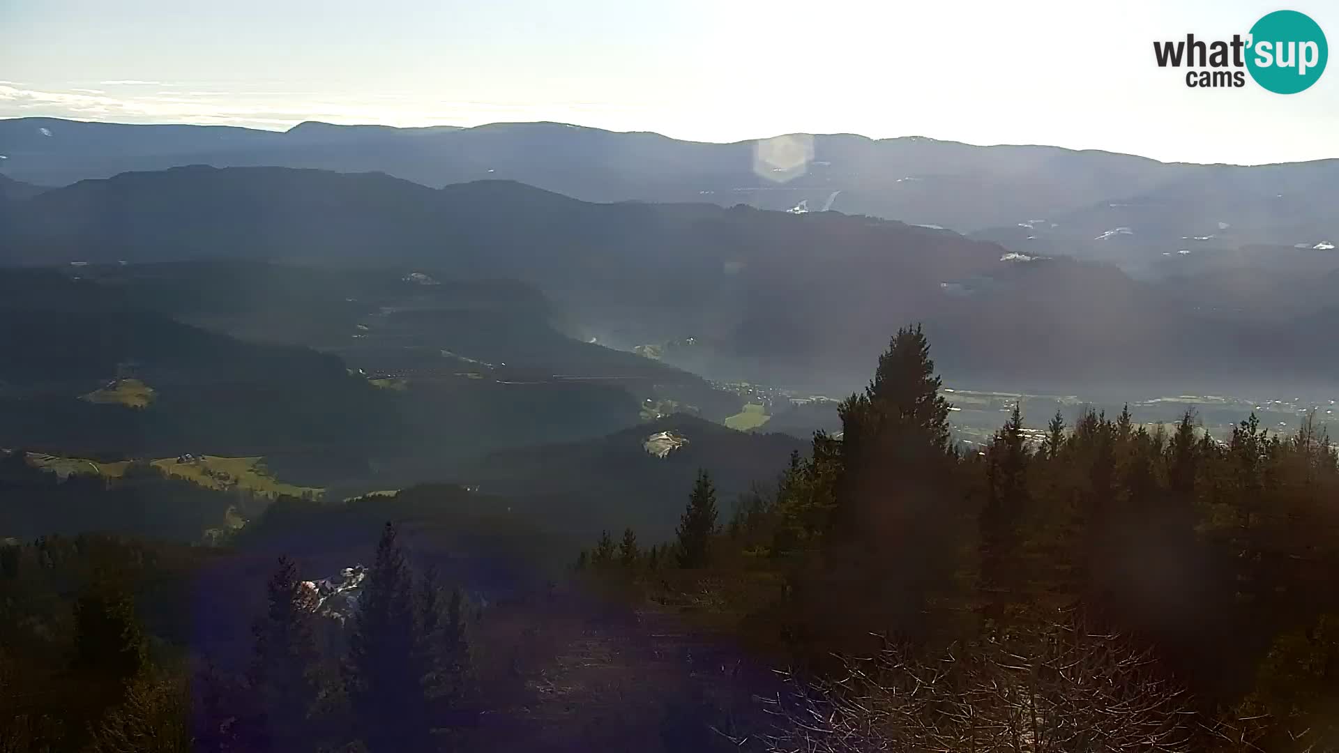 Webcam Kapunar | Monte Kapuna hacia Austria y Pohorje