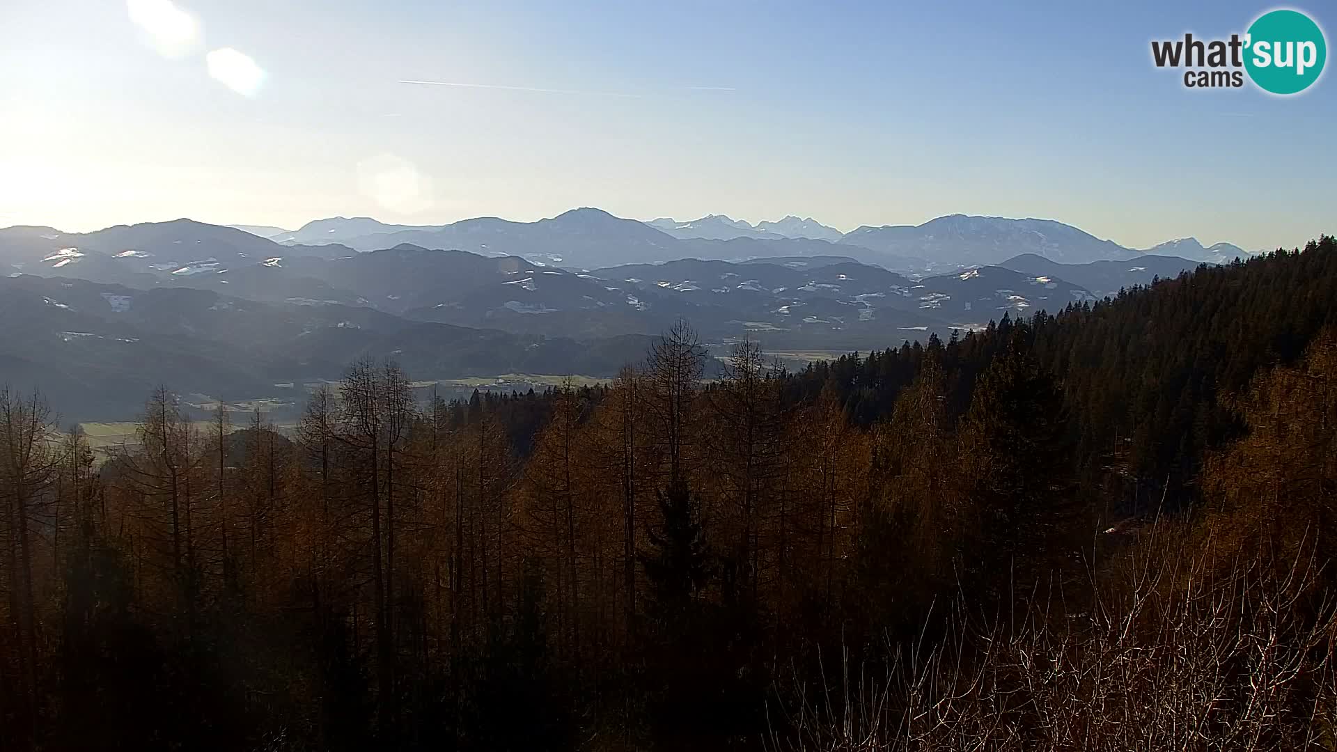 Webcam Kapunar | Monte Kapuna hacia Austria y Pohorje