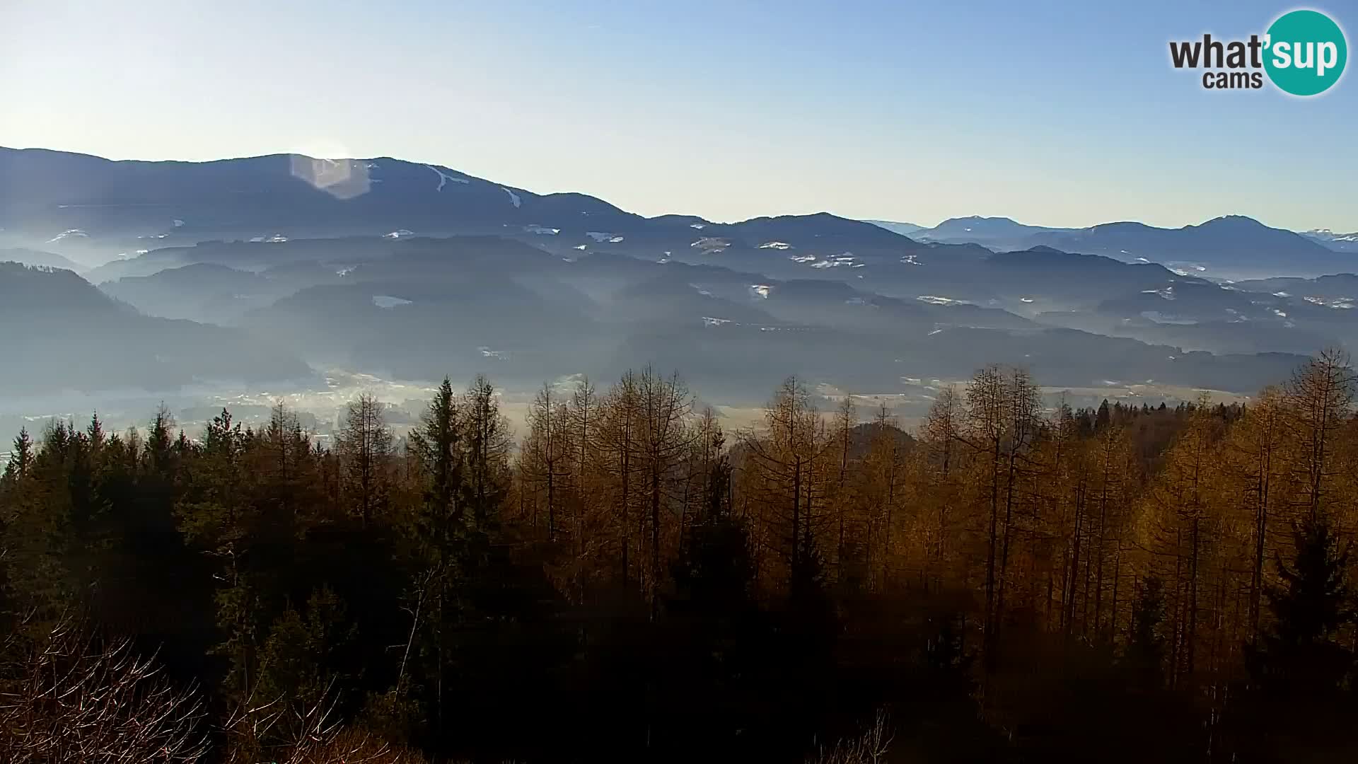 Webcam Kapunar | Monte Kapuna hacia Austria y Pohorje