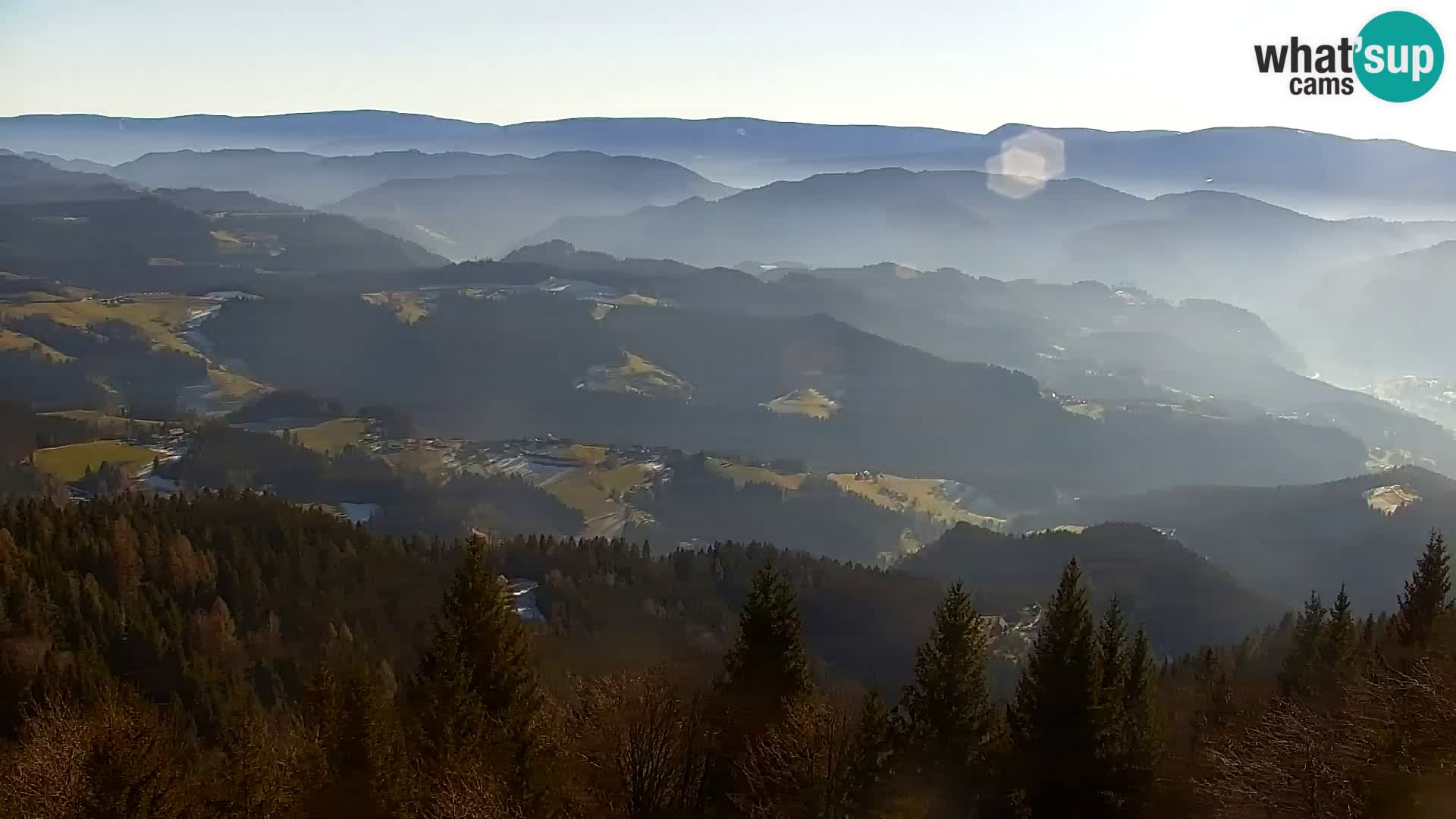 Webcam Kapunar | Monte Kapuna hacia Austria y Pohorje