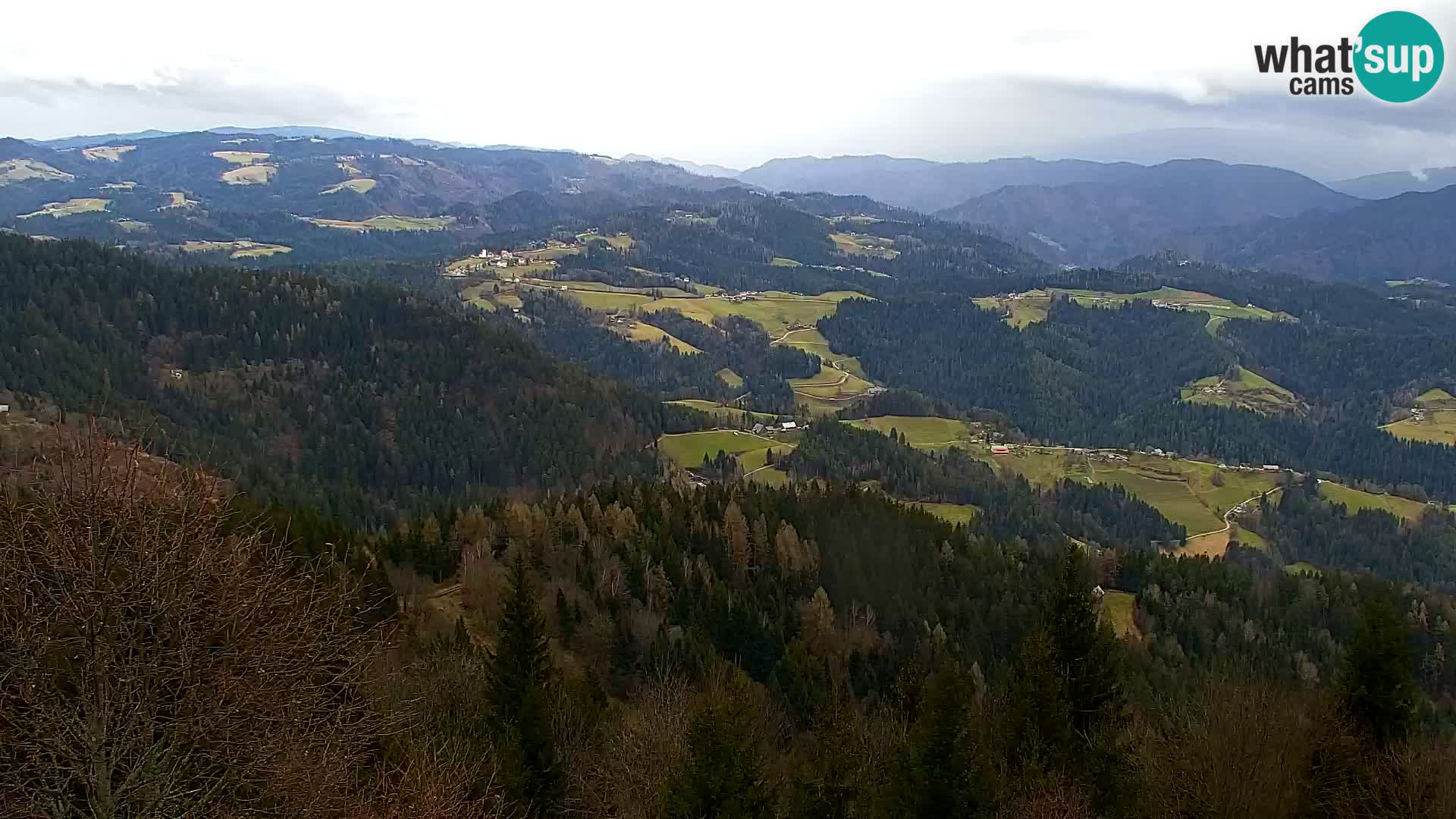 Webcam Kapunar | Monte Kapuna hacia Austria y Pohorje