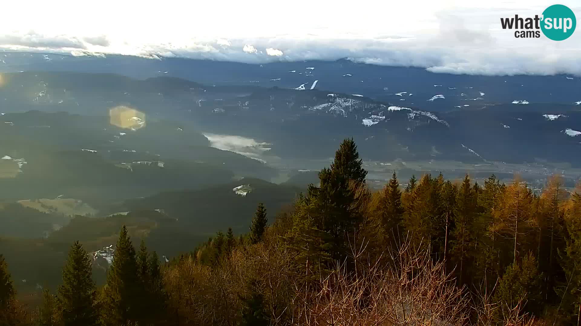 Webcam Kapunar | Monte Kapuna hacia Austria y Pohorje