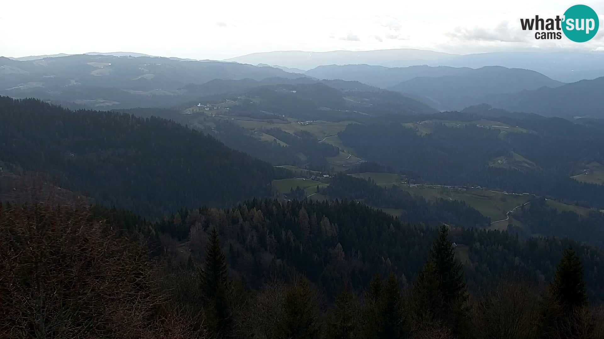 Webcam Kapunar | Monte Kapuna hacia Austria y Pohorje