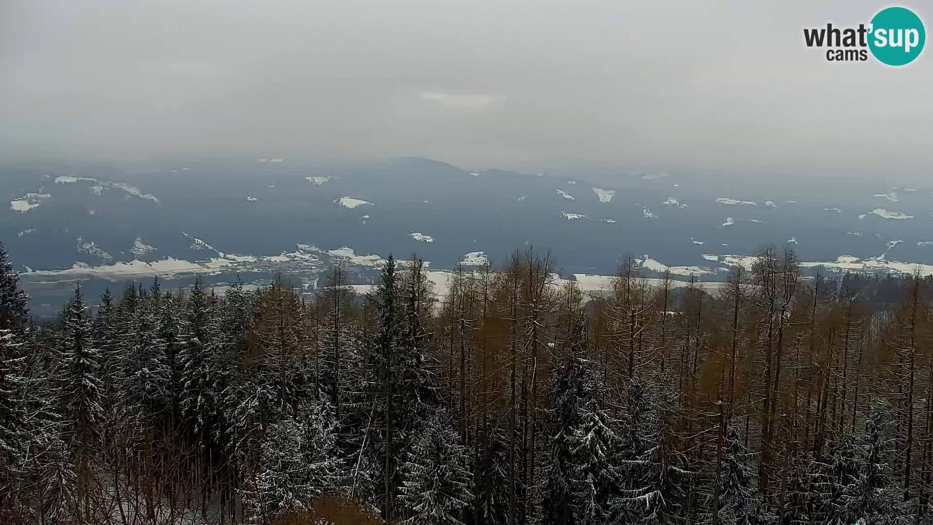 Webcam Kapunar | Monte Kapuna hacia Austria y Pohorje