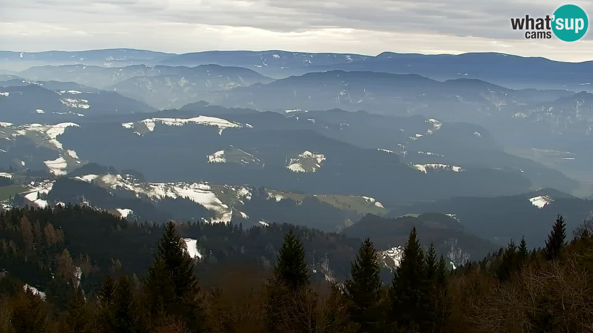 Webcam Kapunar | Monte Kapuna hacia Austria y Pohorje