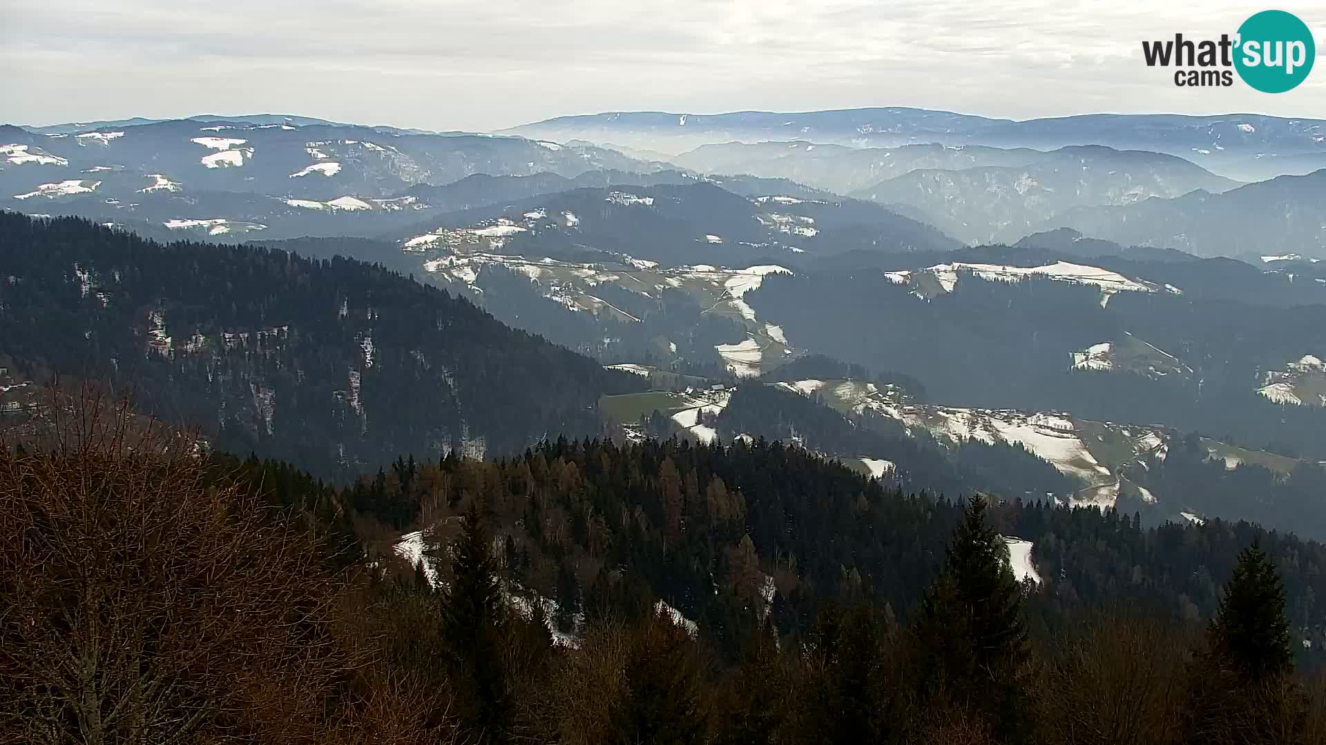 Webcam Kapunar | Monte Kapuna hacia Austria y Pohorje