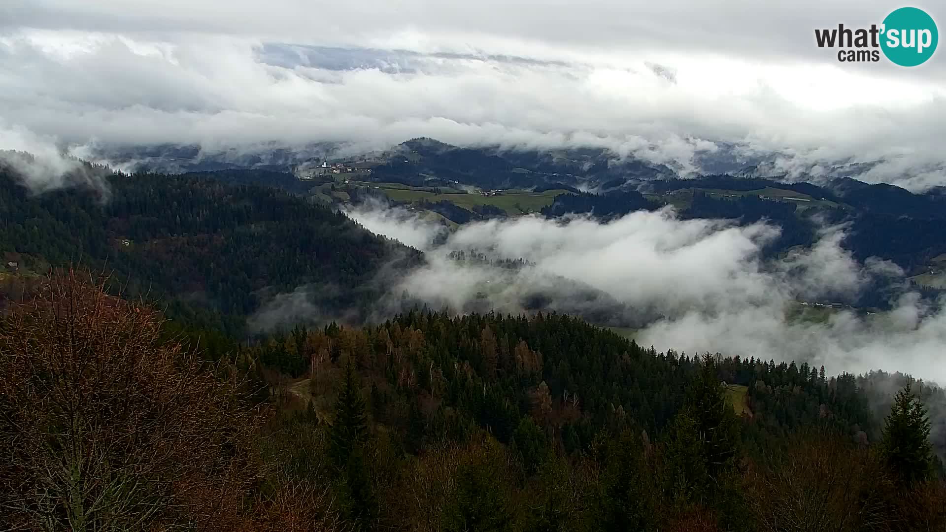 Webcam Kapunar | Monte Kapuna hacia Austria y Pohorje