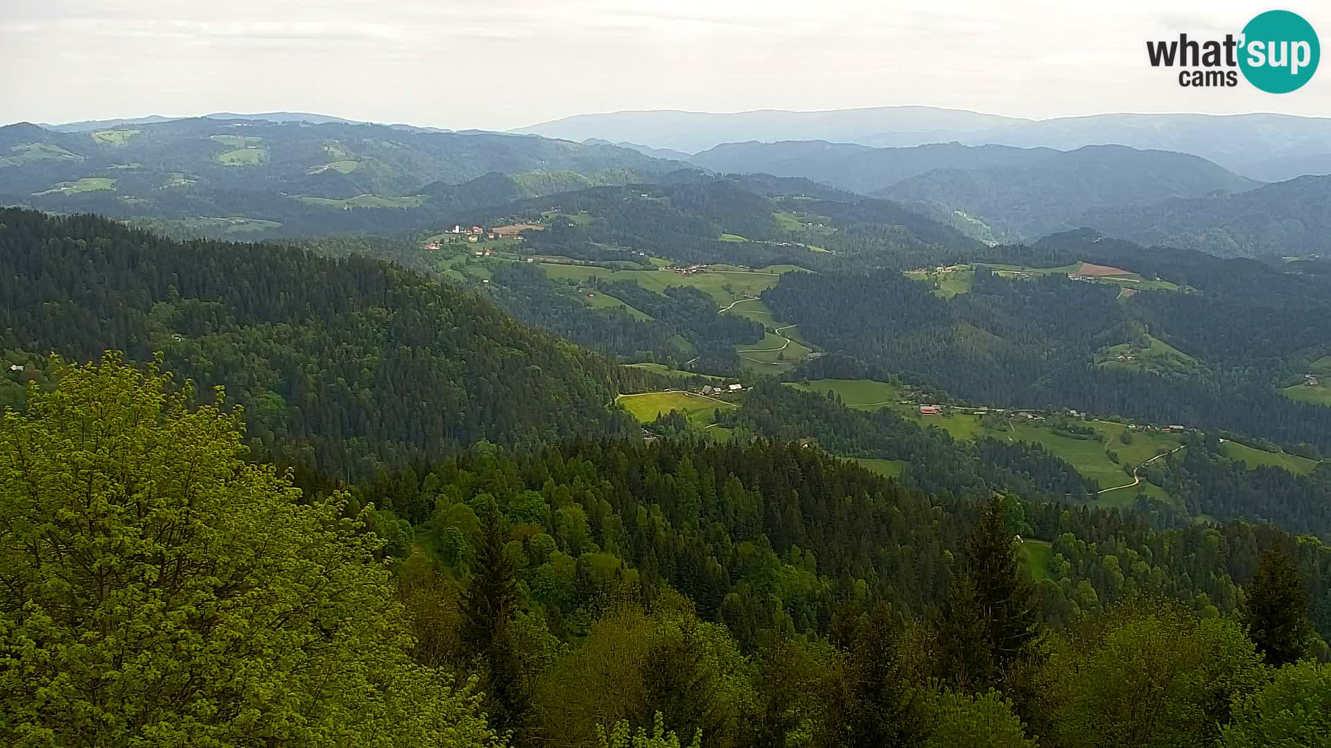 Webcam Kapunar | Monte Kapuna hacia Austria y Pohorje