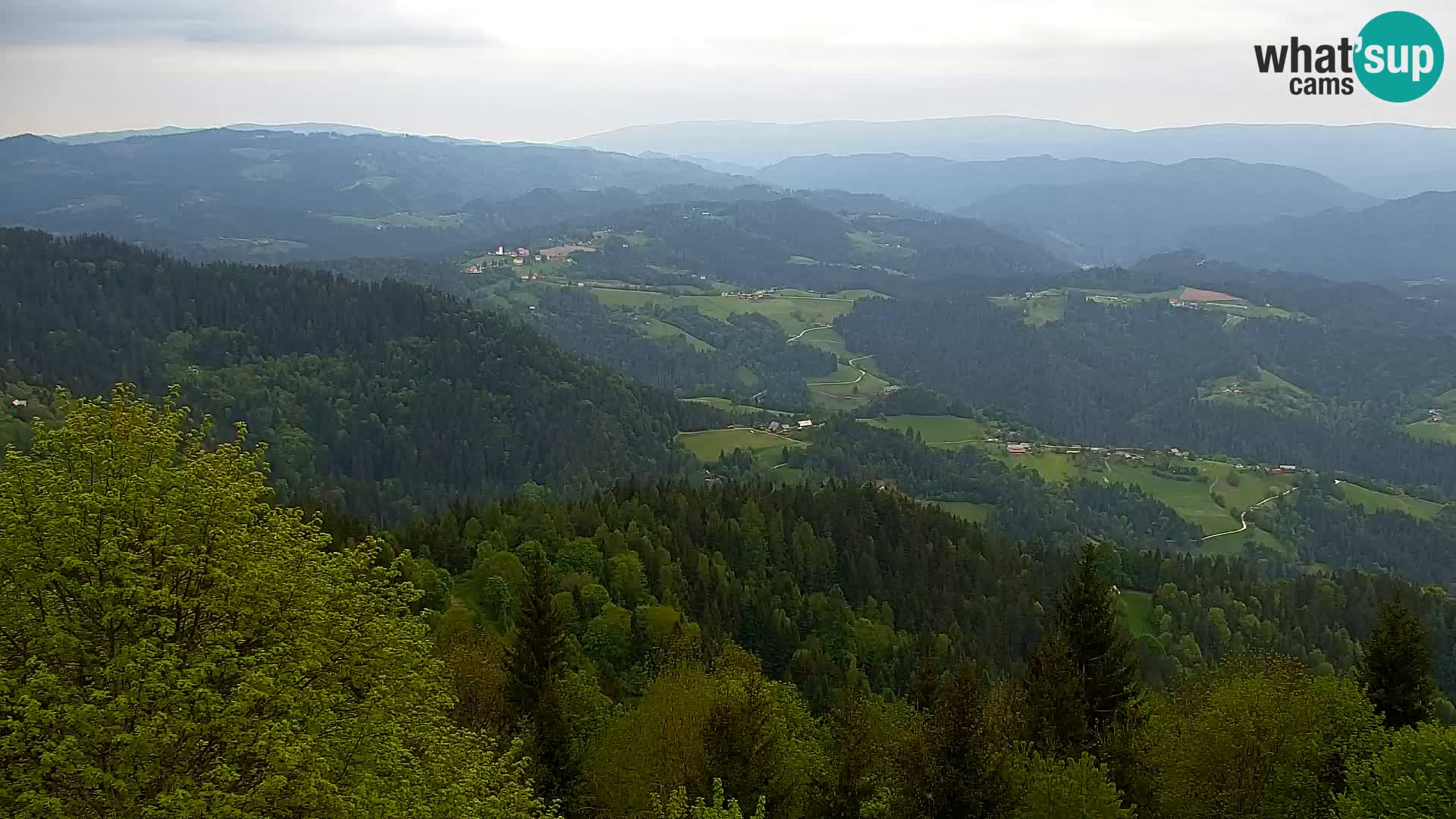 Webcam Kapunar | Monte Kapuna hacia Austria y Pohorje