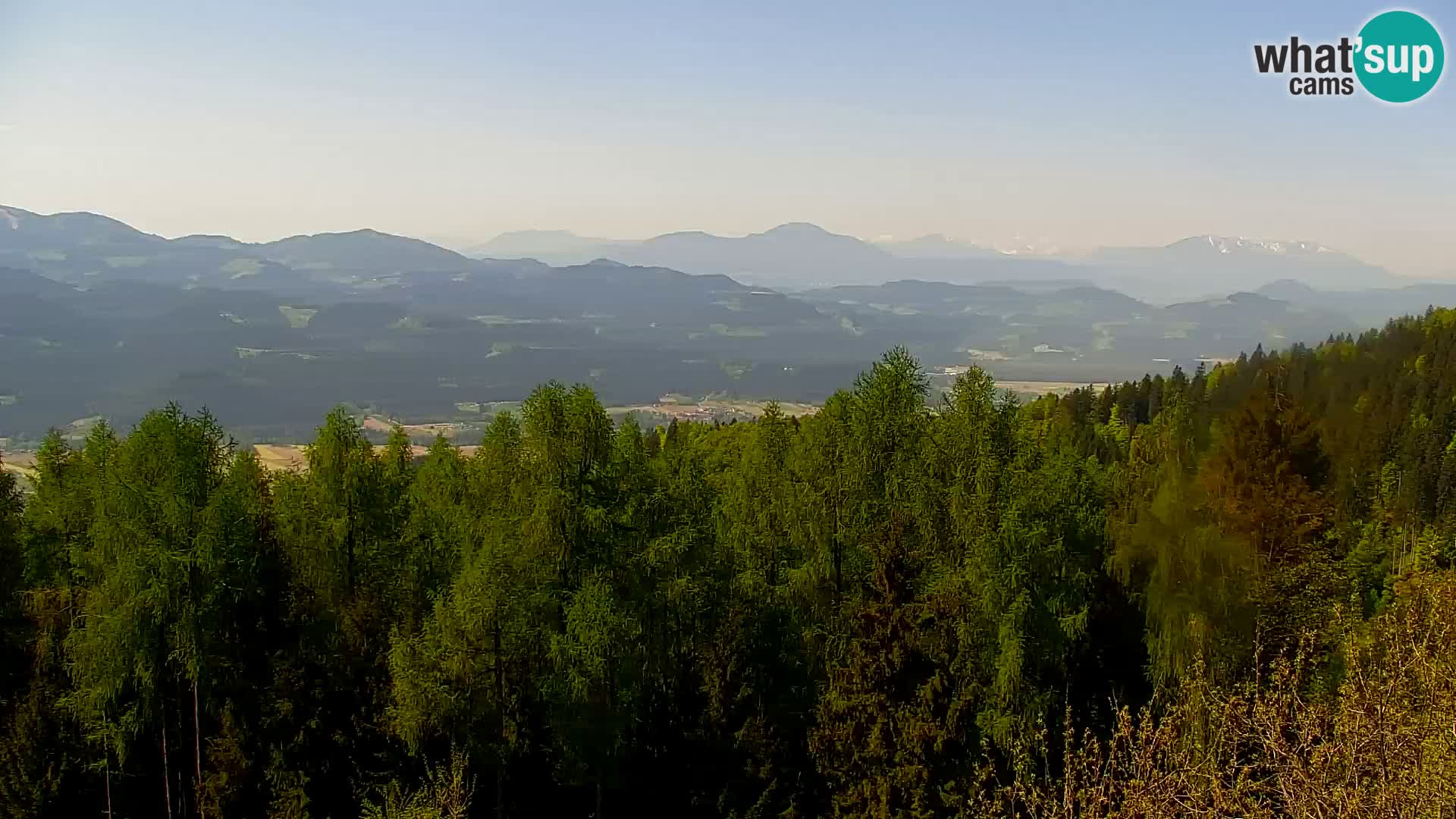 Webcam Kapunar | Monte Kapuna hacia Austria y Pohorje