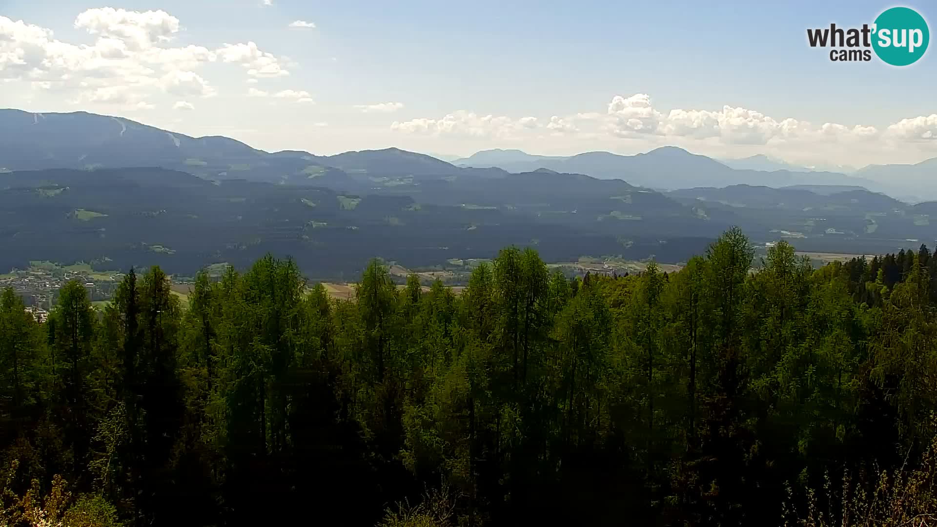 Webcam Kapunar | Monte Kapuna hacia Austria y Pohorje
