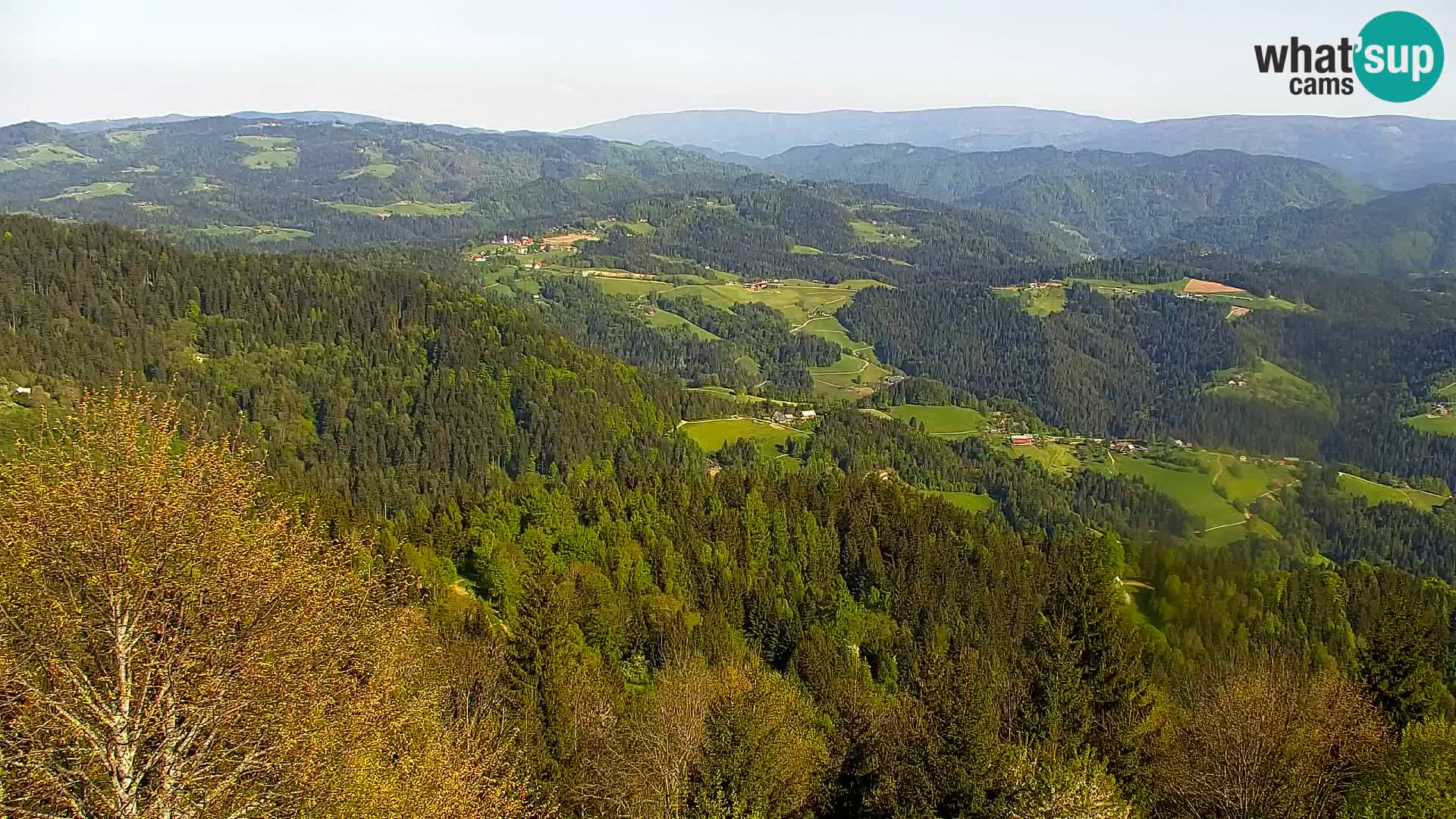 Webcam Kapunar | Monte Kapuna hacia Austria y Pohorje