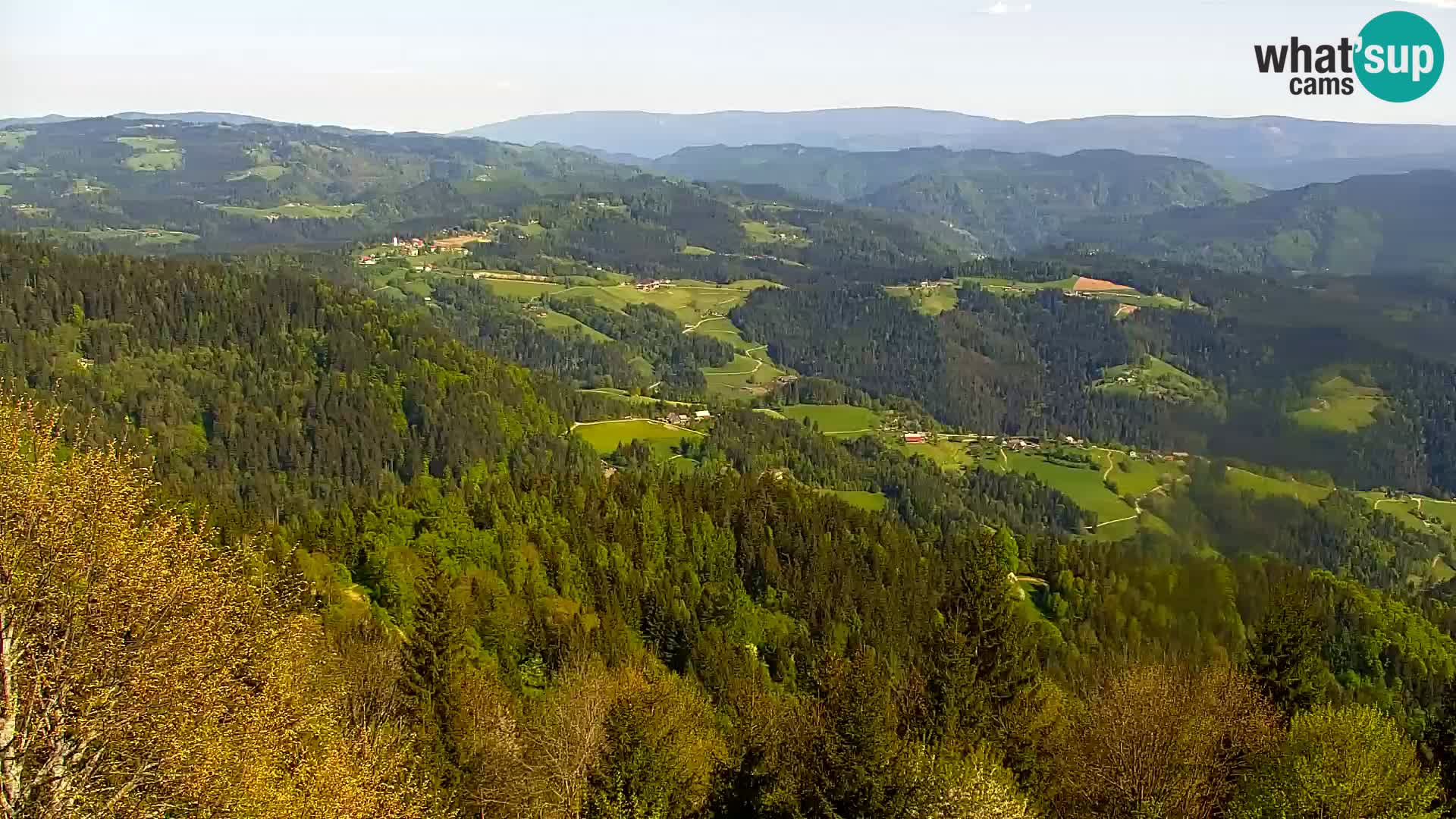Webcam Kapunar | Monte Kapuna hacia Austria y Pohorje