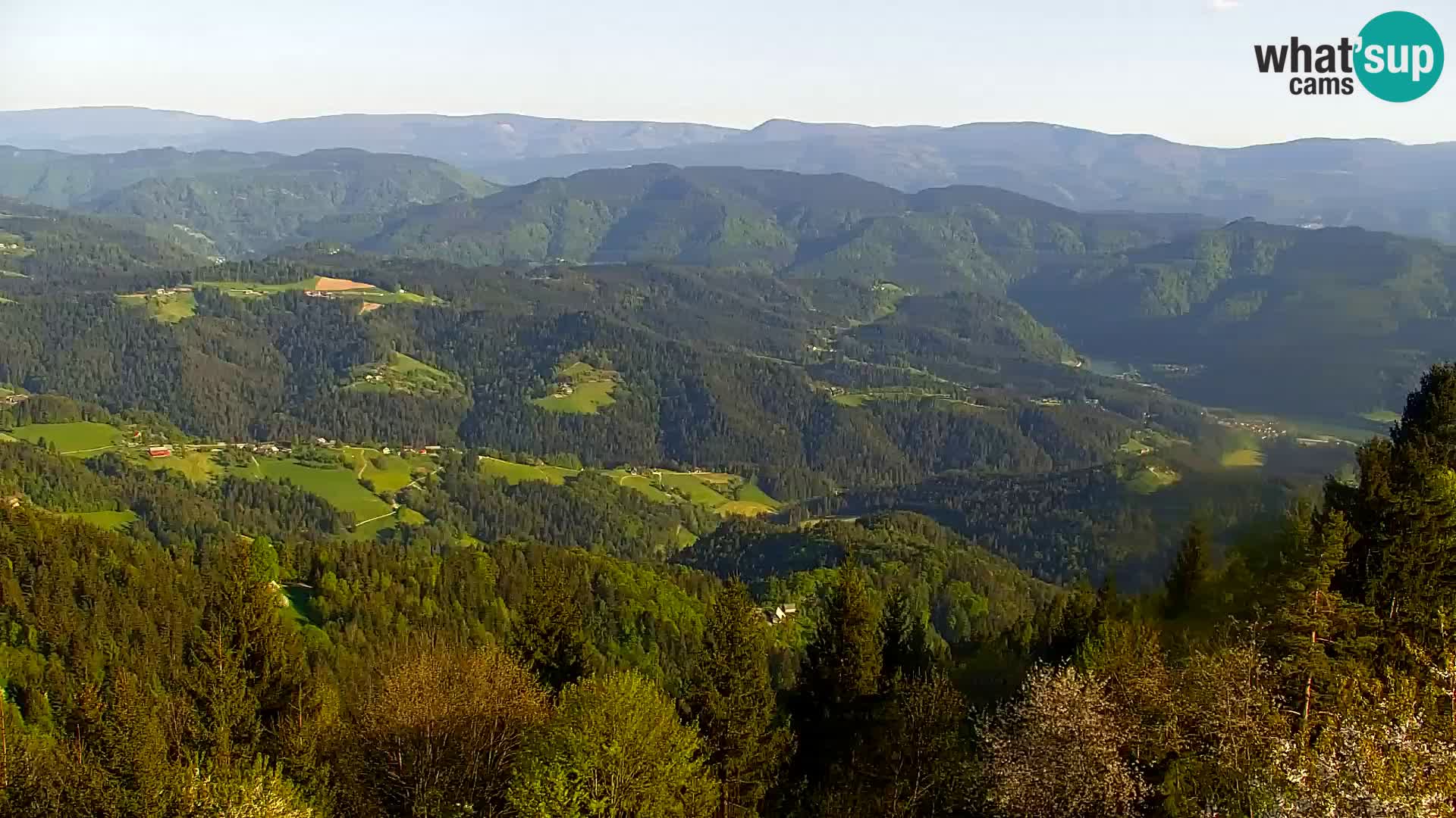 Webcam Kapunar | Monte Kapuna hacia Austria y Pohorje