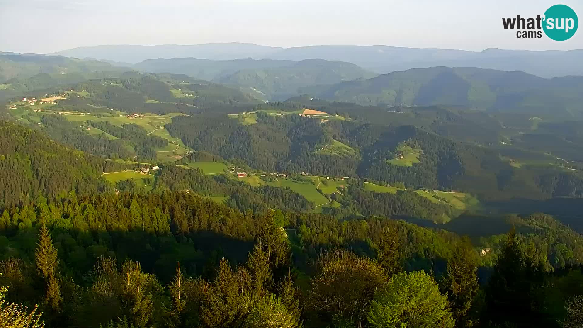 Webcam Kapunar | Monte Kapuna hacia Austria y Pohorje