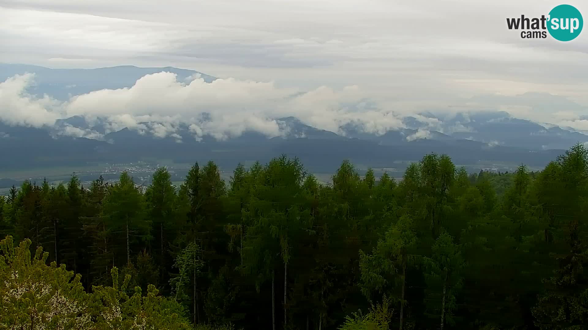 Webcam Kapunar | Monte Kapuna hacia Austria y Pohorje