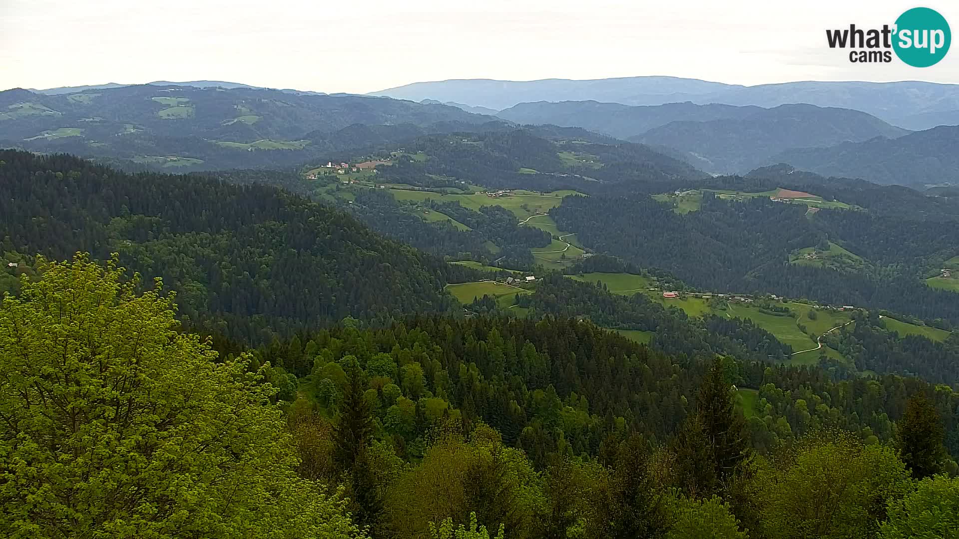 Webcam Kapunar | Monte Kapuna hacia Austria y Pohorje