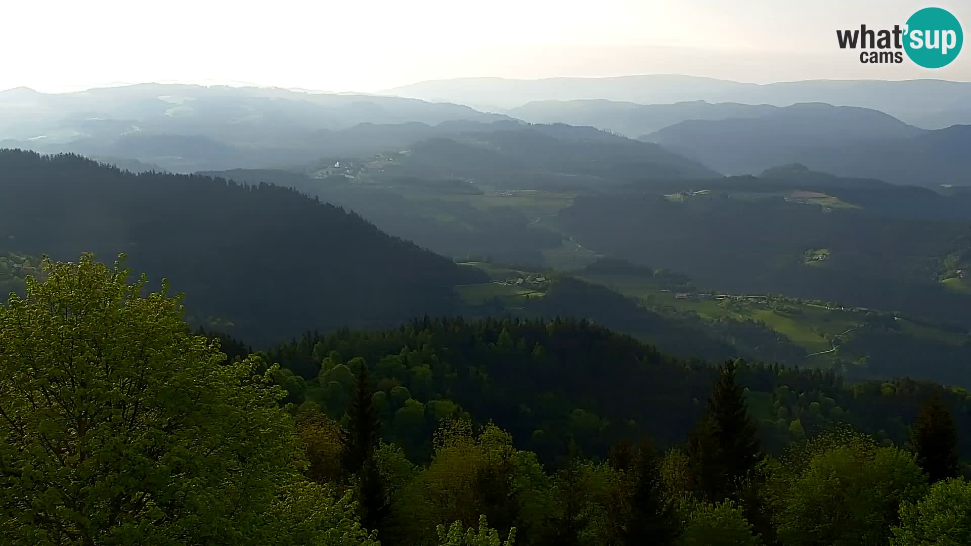 Webcam Kapunar | Monte Kapuna hacia Austria y Pohorje