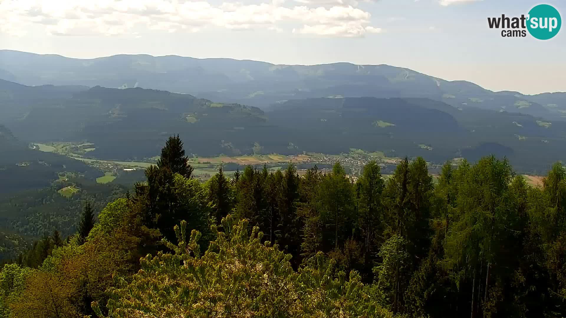 Webcam Kapunar | Monte Kapuna hacia Austria y Pohorje