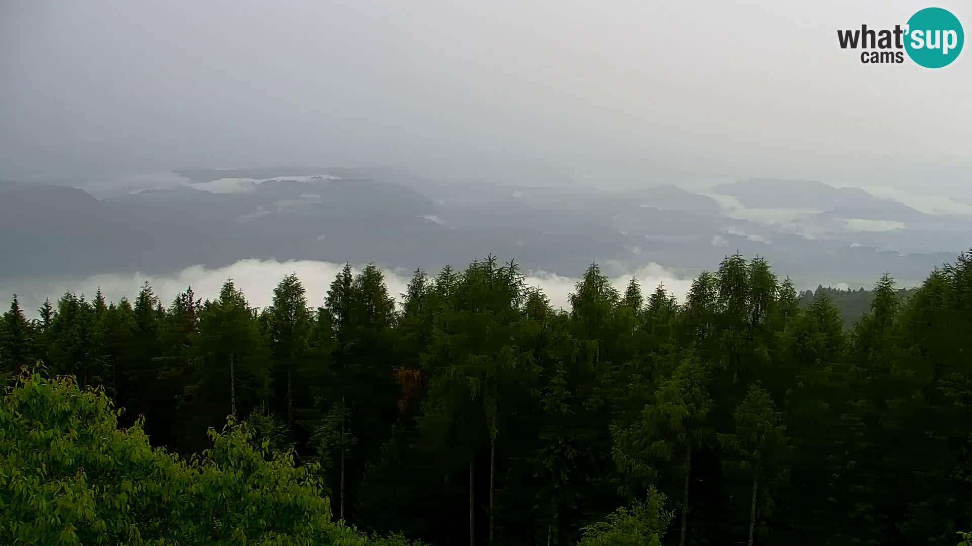 Webcam Kapunar | Monte Kapuna hacia Austria y Pohorje