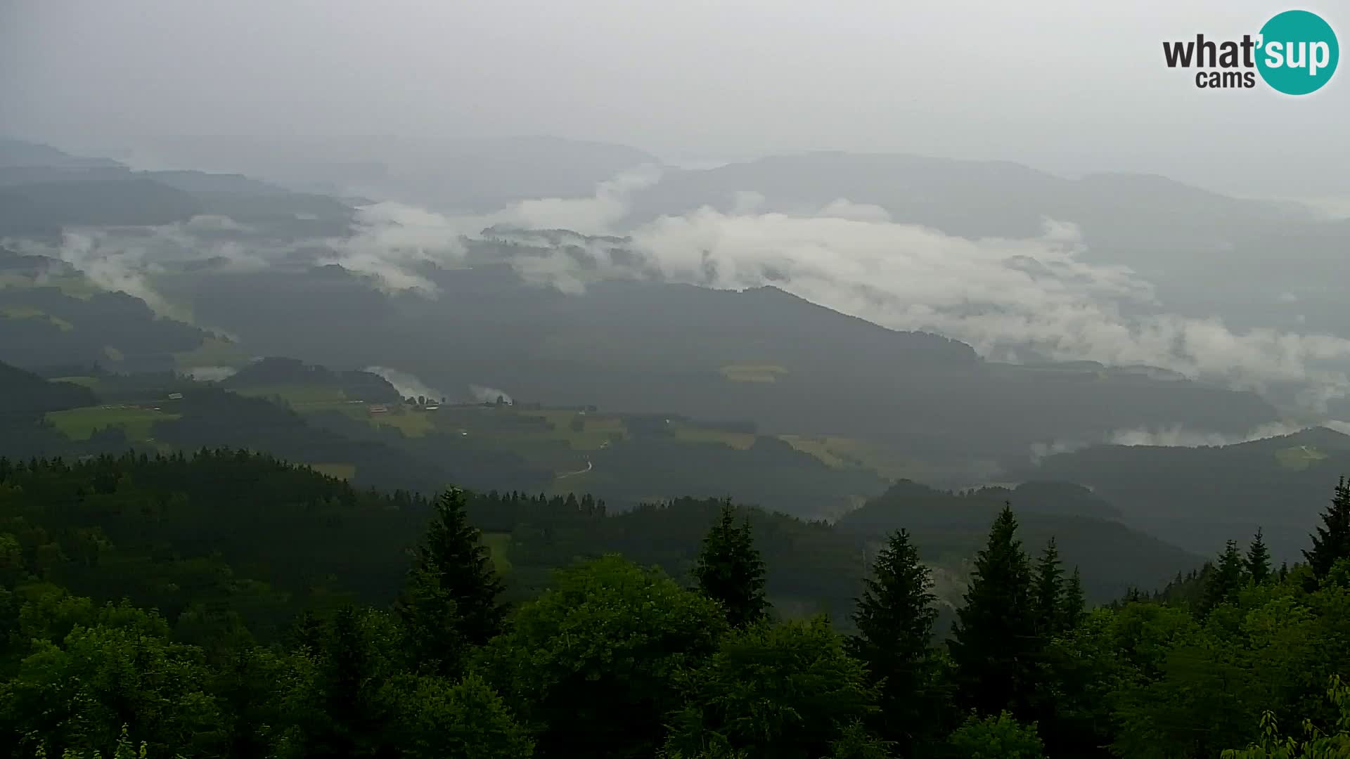 Webcam Kapunar | Monte Kapuna hacia Austria y Pohorje