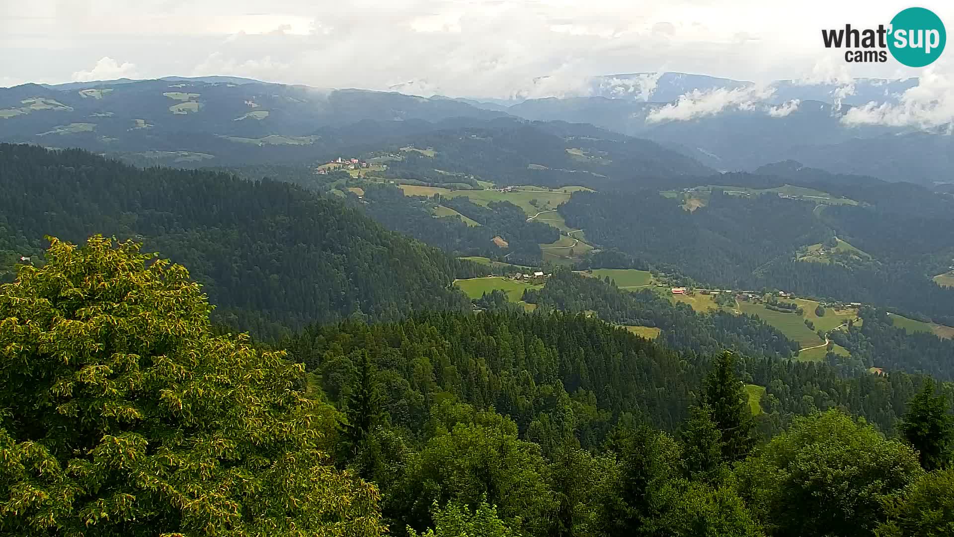 Webcam Kapunar | Monte Kapuna hacia Austria y Pohorje