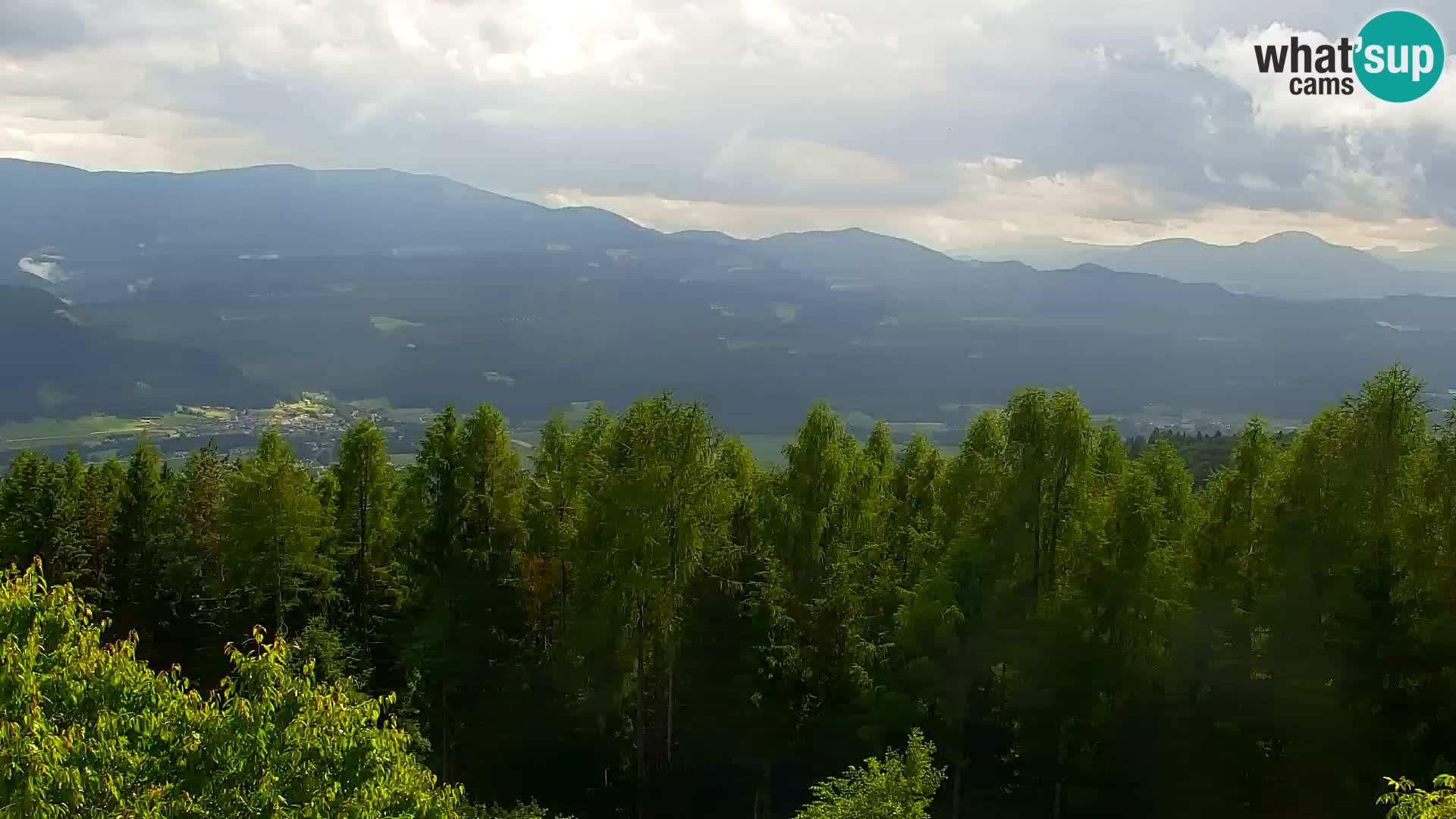 Webcam Kapunar | Monte Kapuna hacia Austria y Pohorje