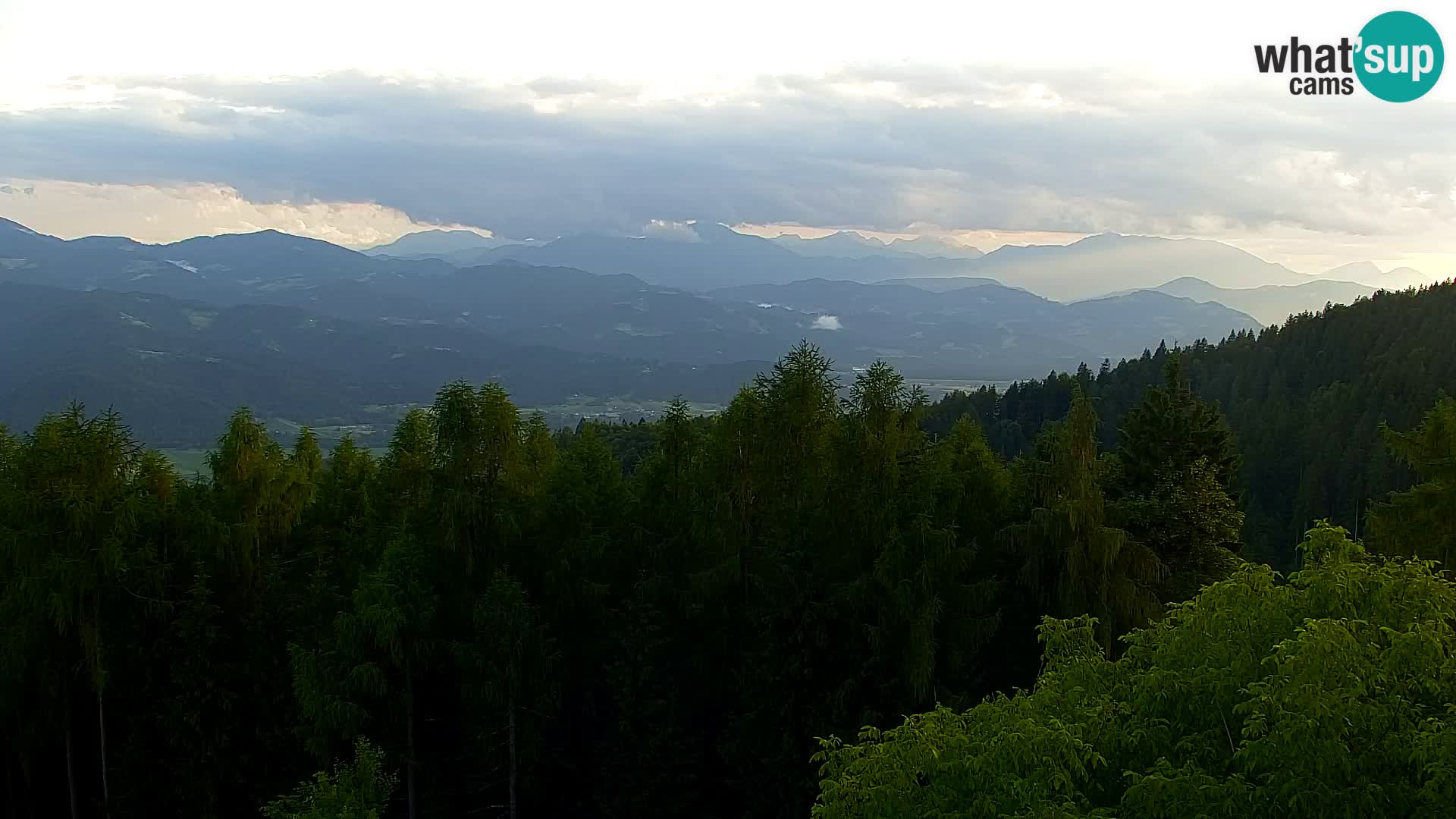 Webcam Kapunar | Monte Kapuna hacia Austria y Pohorje