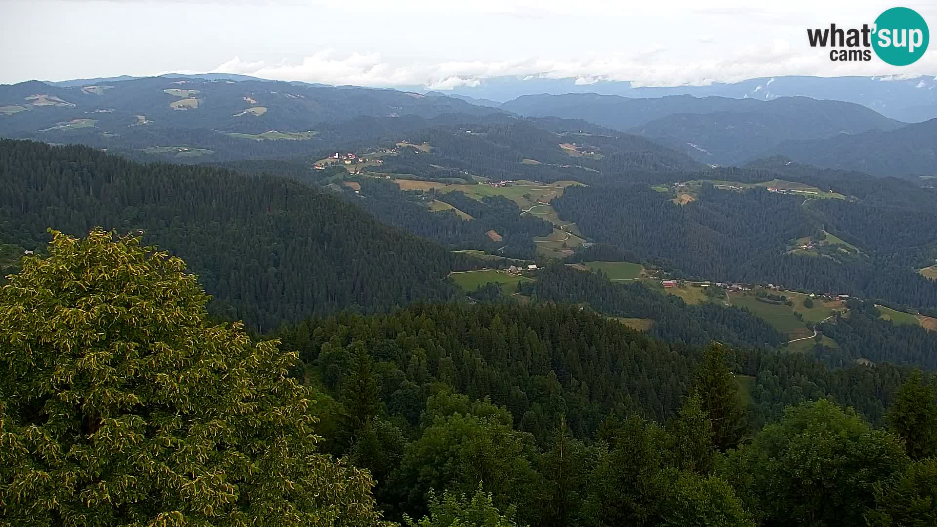 Webcam Kapunar | Monte Kapuna hacia Austria y Pohorje
