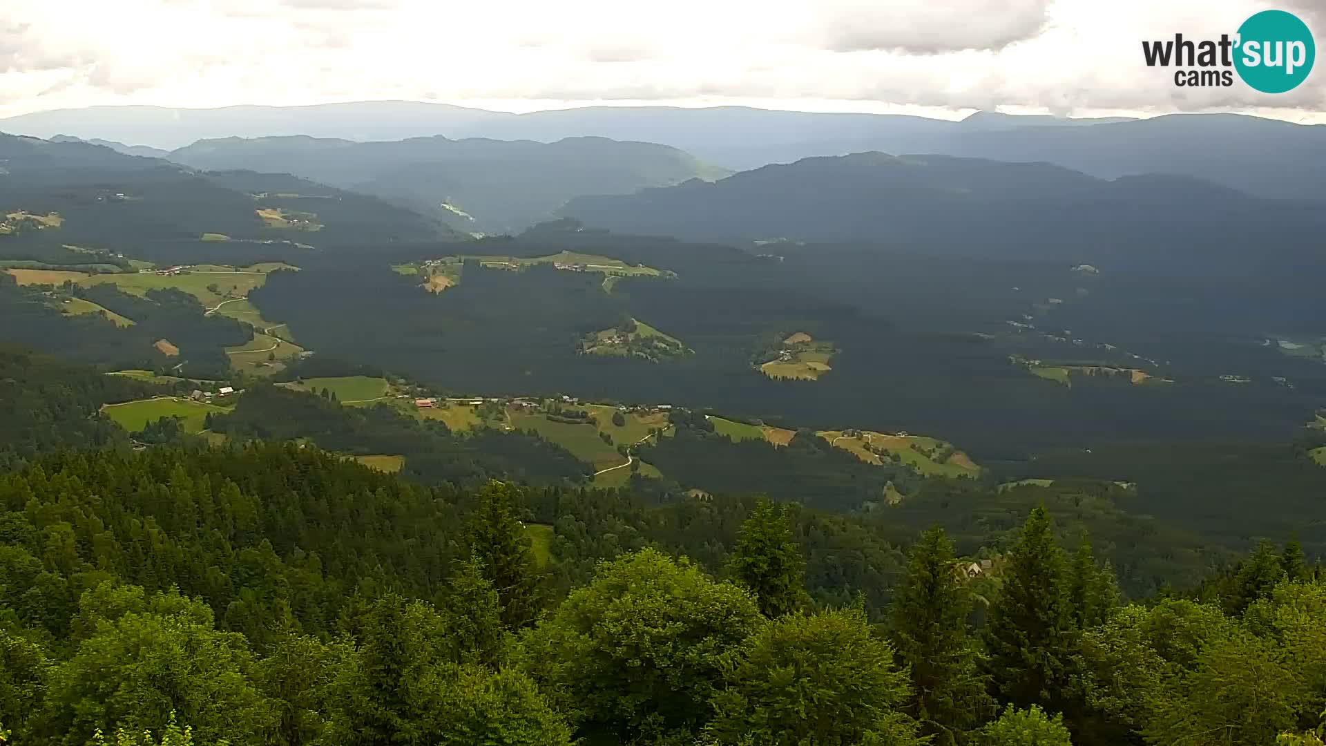 Webcam Kapunar | Monte Kapuna hacia Austria y Pohorje