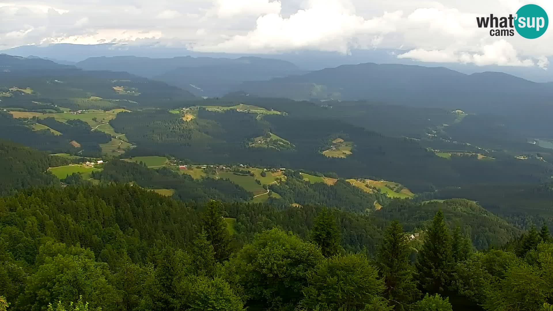 Webcam Kapunar | Monte Kapuna hacia Austria y Pohorje
