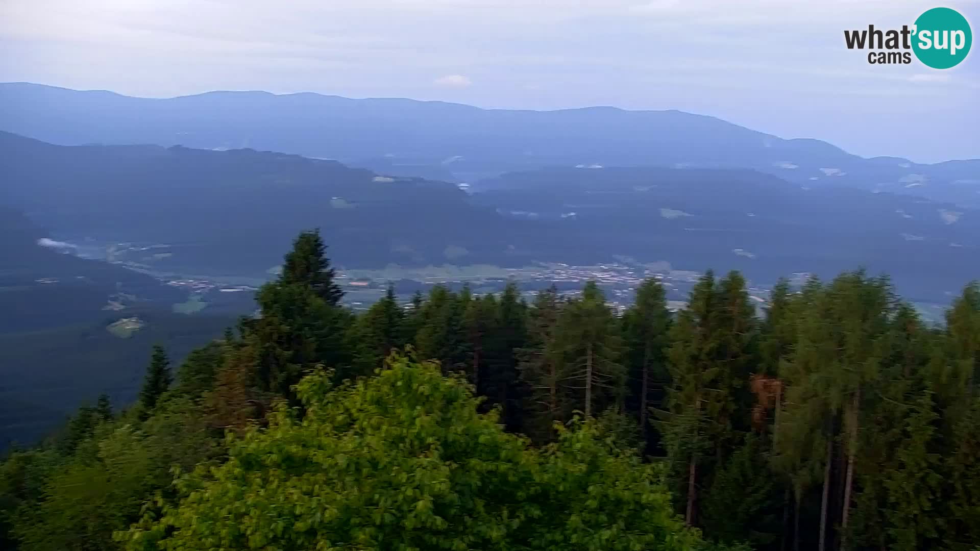 Webcam Kapunar | Monte Kapuna hacia Austria y Pohorje