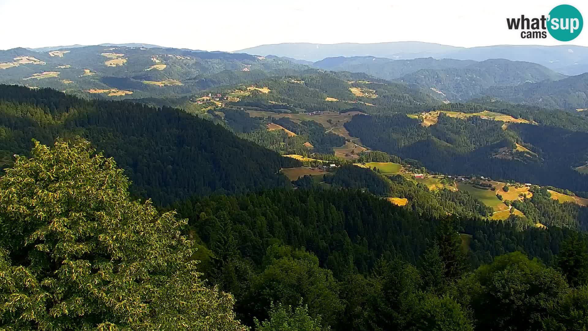 Webcam Kapunar | Monte Kapuna hacia Austria y Pohorje