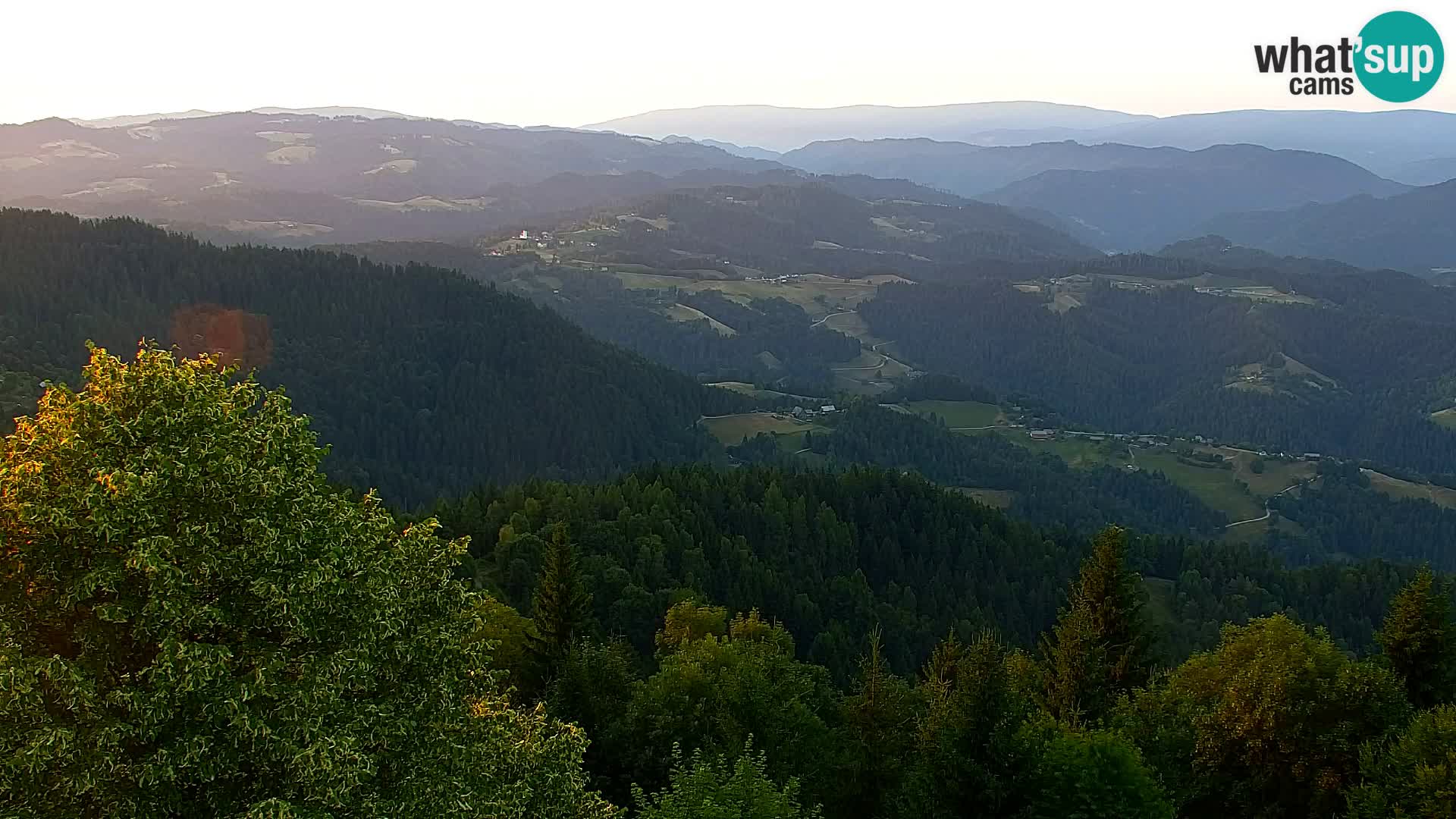 Webcam Kapunar | Monte Kapuna hacia Austria y Pohorje