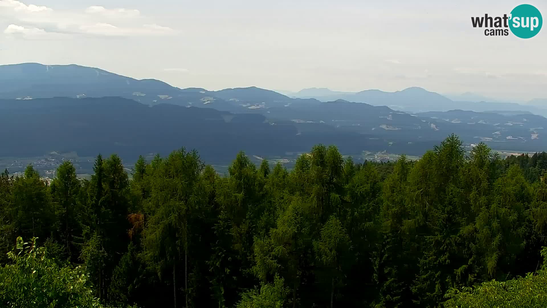 Webcam Kapunar | Monte Kapuna hacia Austria y Pohorje