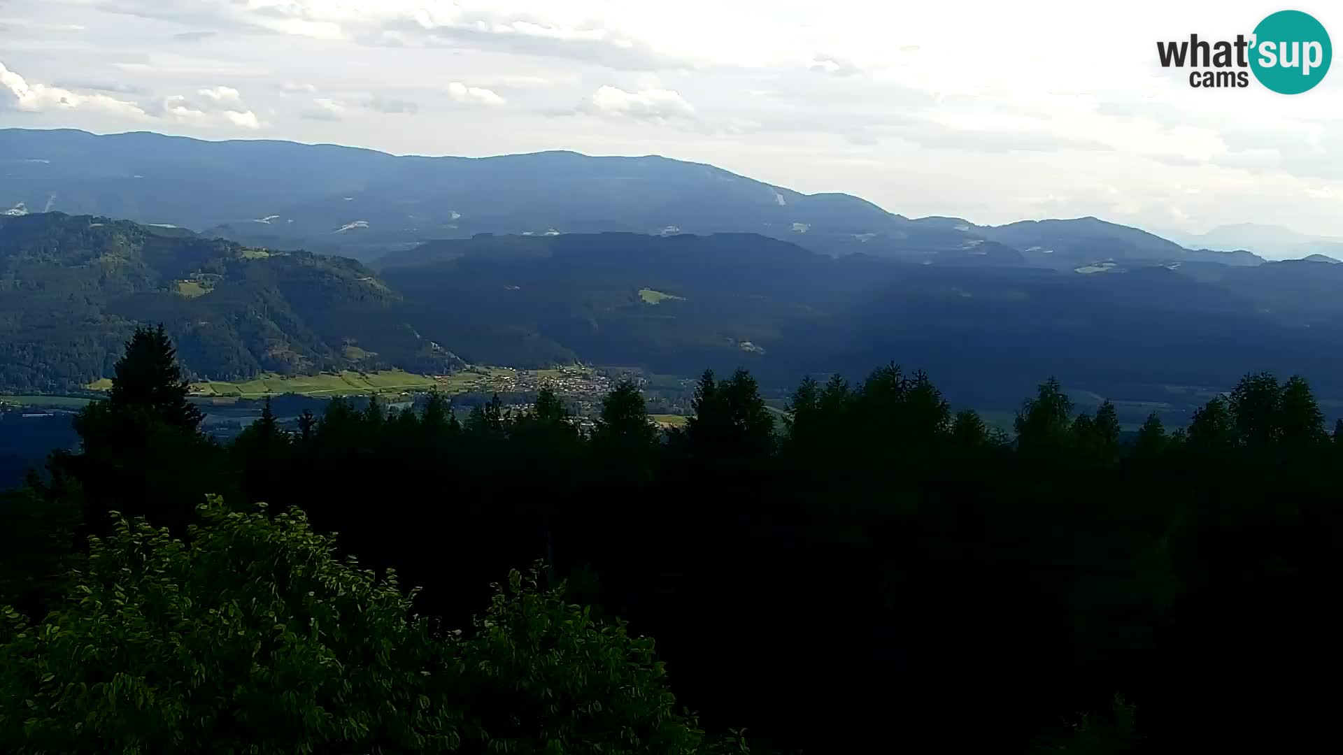 Webcam Kapunar | Monte Kapuna hacia Austria y Pohorje